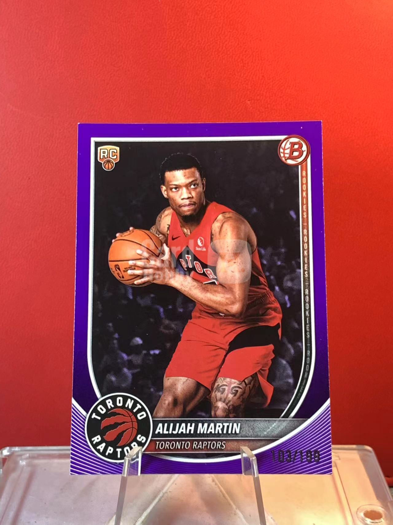 (詹叔代拍) 2025-26 Topps Bowman Alijah Martin 103/199编 鲍曼 阿莱贾 马丁 新秀RC 卡品如图 顺丰寄付 泰山