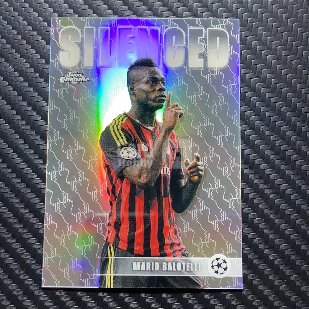 2026 Panini Chrome 卡品如图(一哥) 欧冠TC Mario Balotelli 国米 意大利 AC米兰 马里奥 巴洛特利 静音庆祝特卡