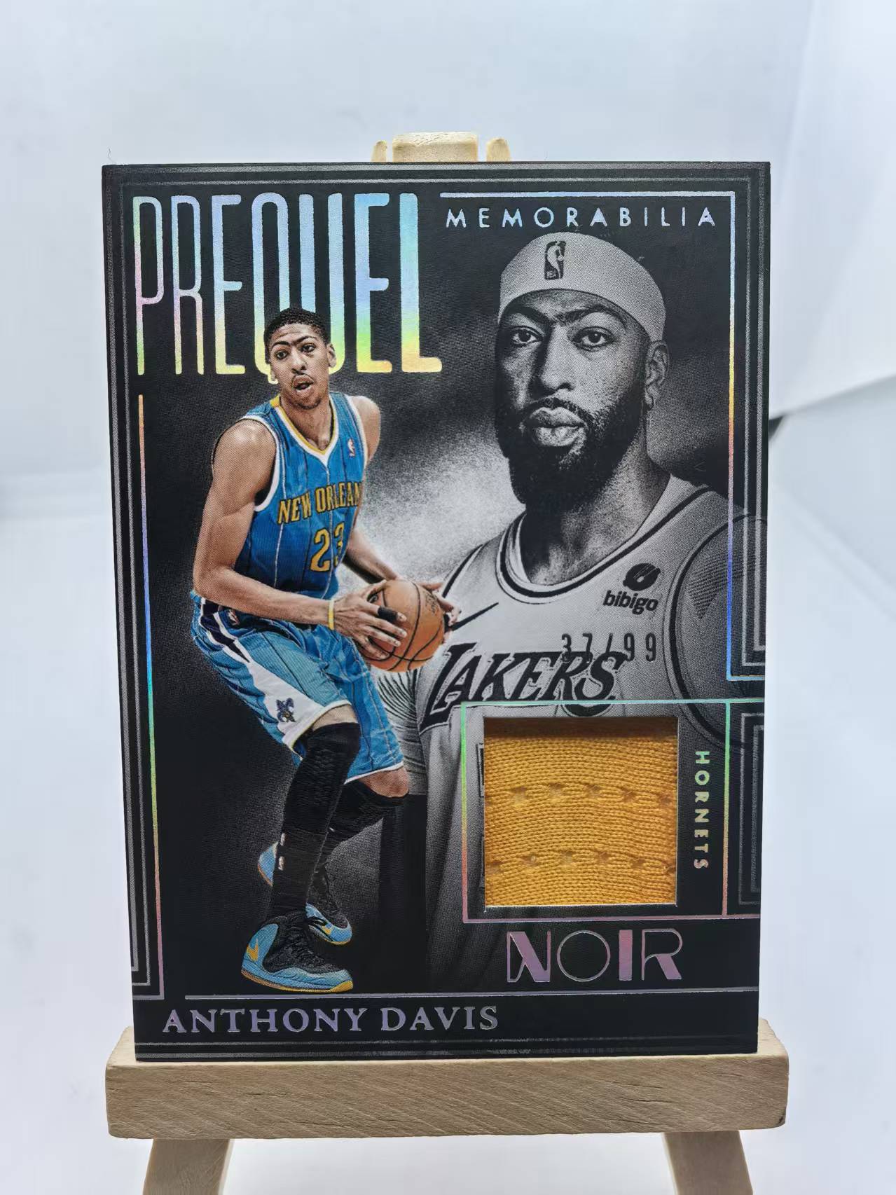2024-25 panini noir Anthony Davis 黄蜂 湖人 安东尼 戴维斯 浓眉 闪版 球衣 物料 37/99编 专收必备 瑕疵看图