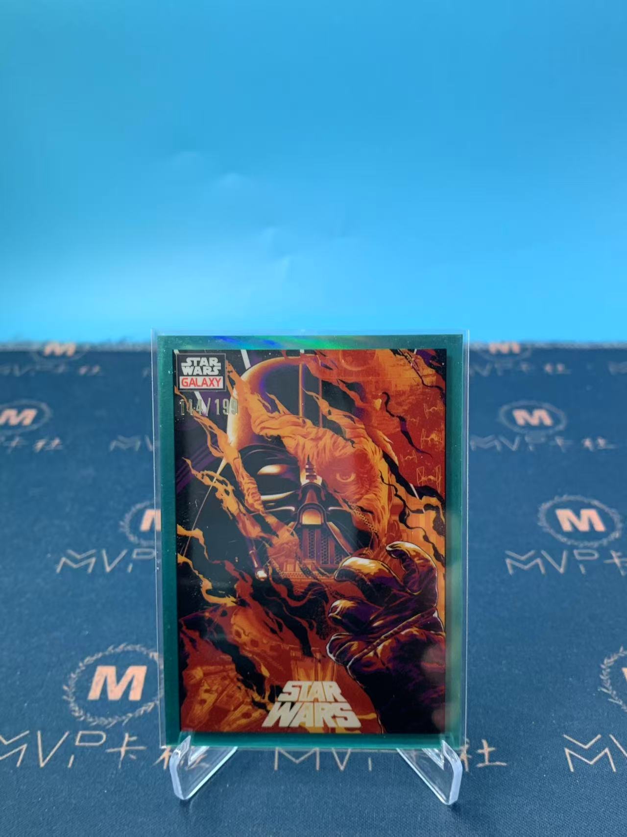 2023 Topps Star Wars 星球大战 【MVP拍卖】 116/199编 青折射 Galaxy 达斯·维达 Darth Vader 凑套必备 漩涡