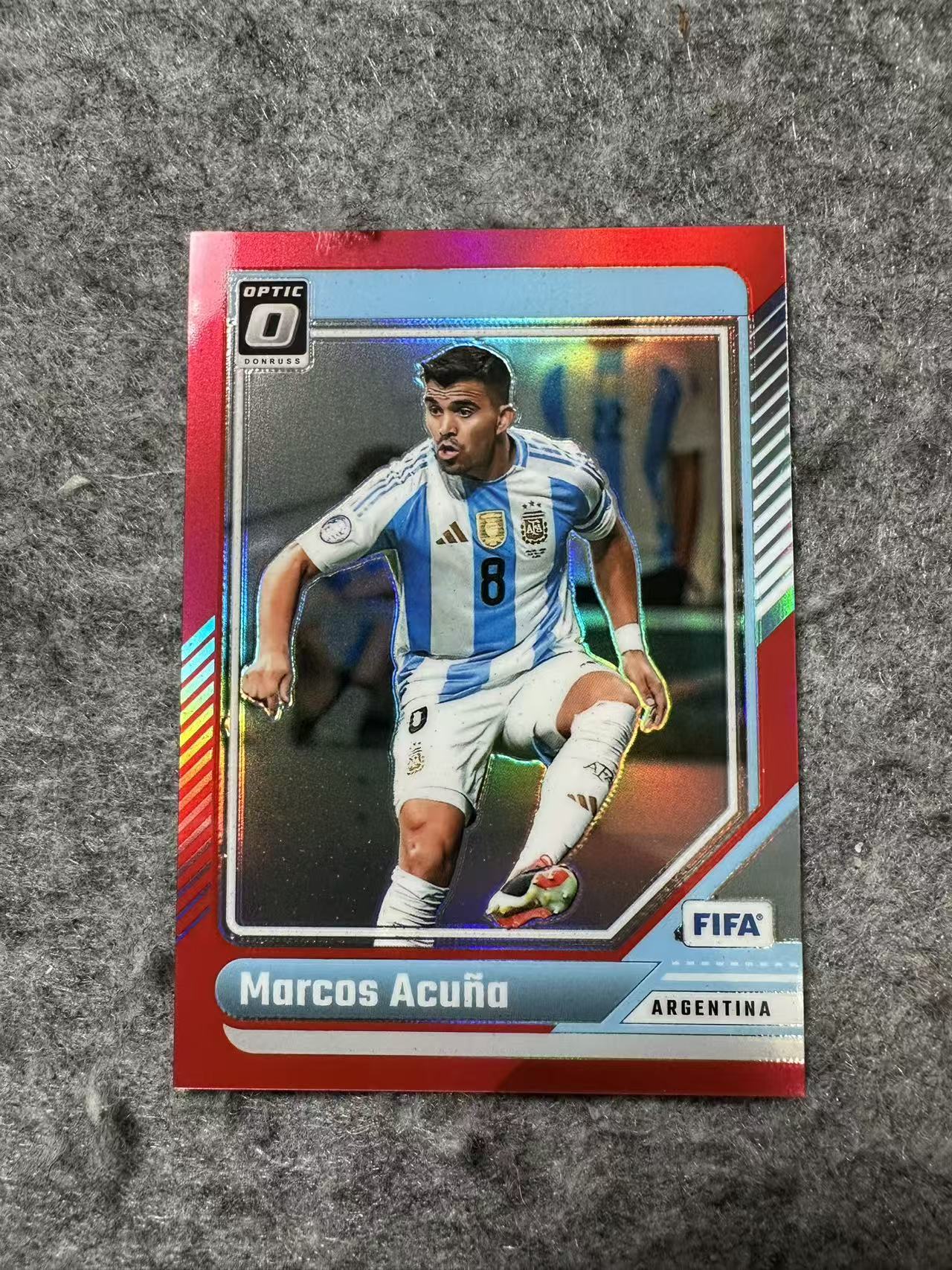 2024-25 Panini Donruss Marcos Acuna 阿根廷 马科斯 阿库尼亚 红折 折射 299编 多图已拍仔细看图