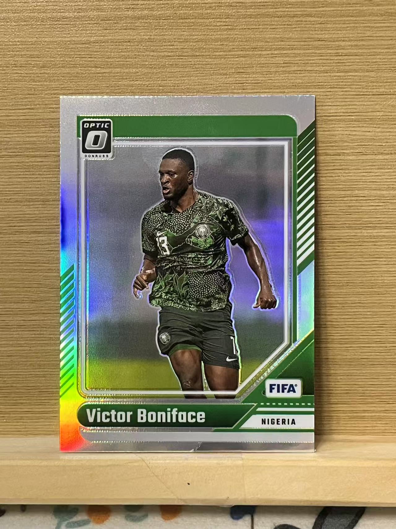 2024-25 Panini Donruss Victor Okoh Boniface 博尼法斯 勒沃库森 尼日利亚 银折 杜蕾斯 卡品如图 实卡精美 A60