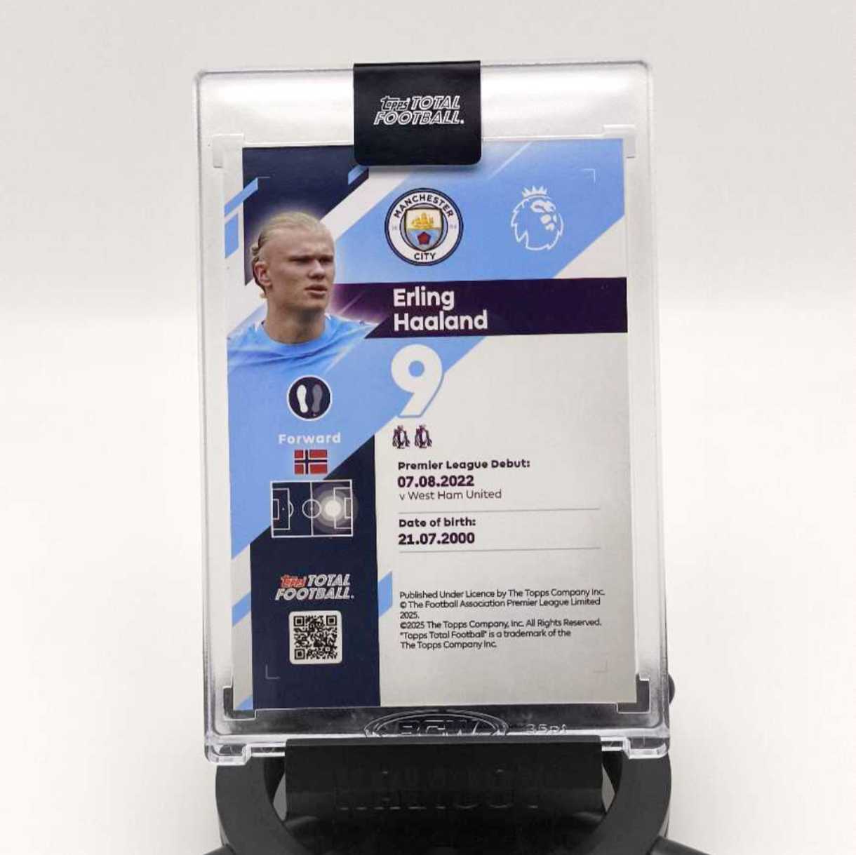 2025-26 Topps Total Football Erling Haaland 埃尔林·哈兰德 哈兰德 魔人欧布 哈宝 进球机器 曼城 挪威 2/5编 TTF 原封砖