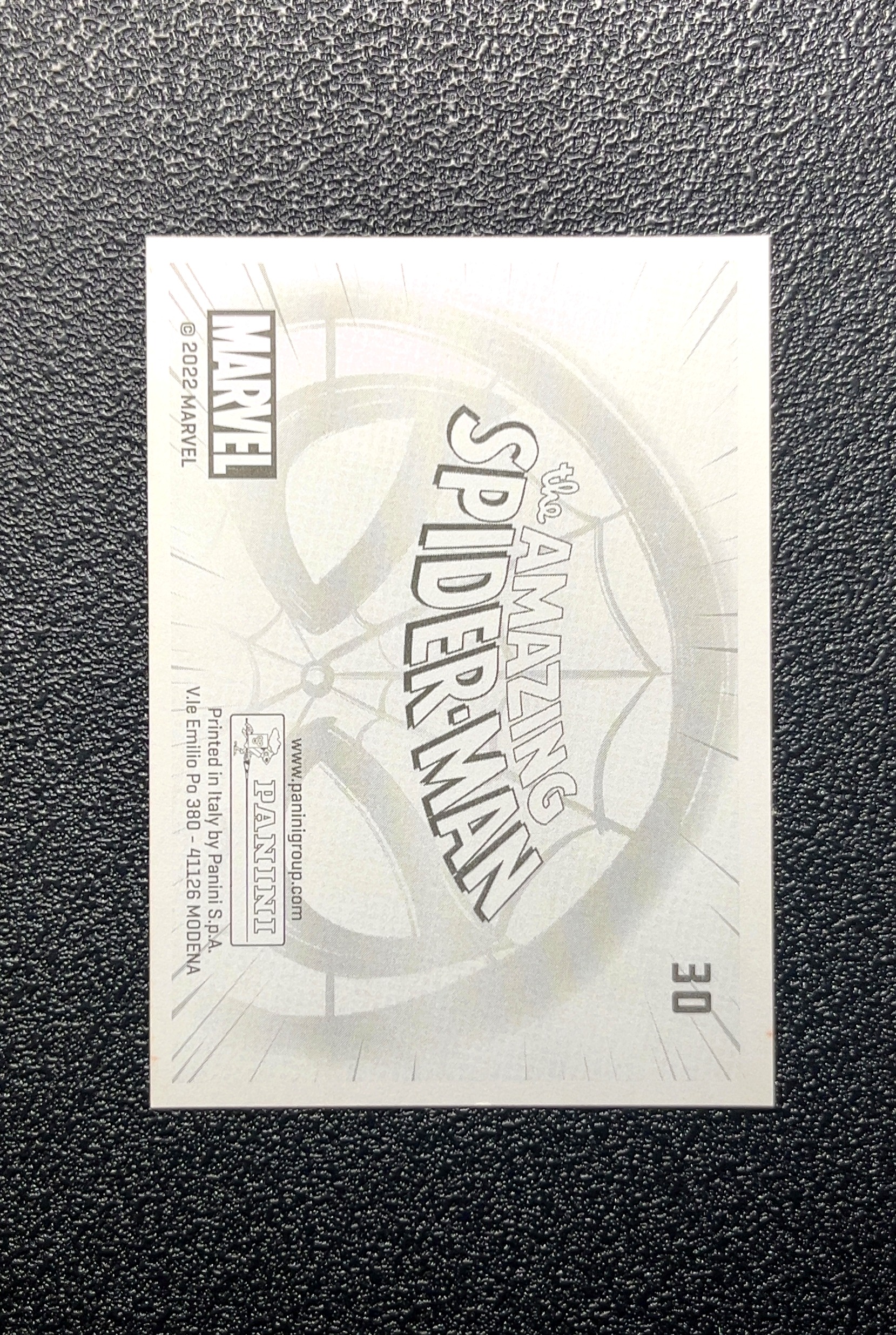 【岛屿拍卖】2022 Panini Spider-man 蜘蛛侠 卡品如图 高价值 #30 0006#595