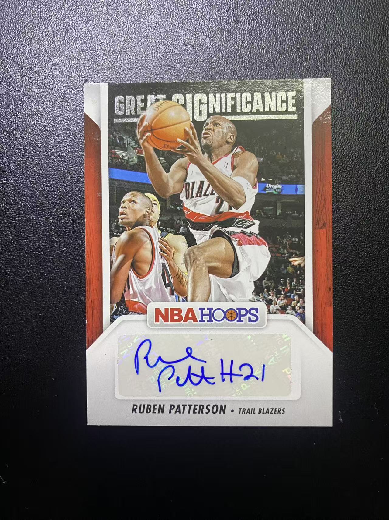 2024-25 Panini Hoops Ruben Patterson 开拓者 名宿 鲁本 帕特森 签字 卡品如图 值得收藏 dm