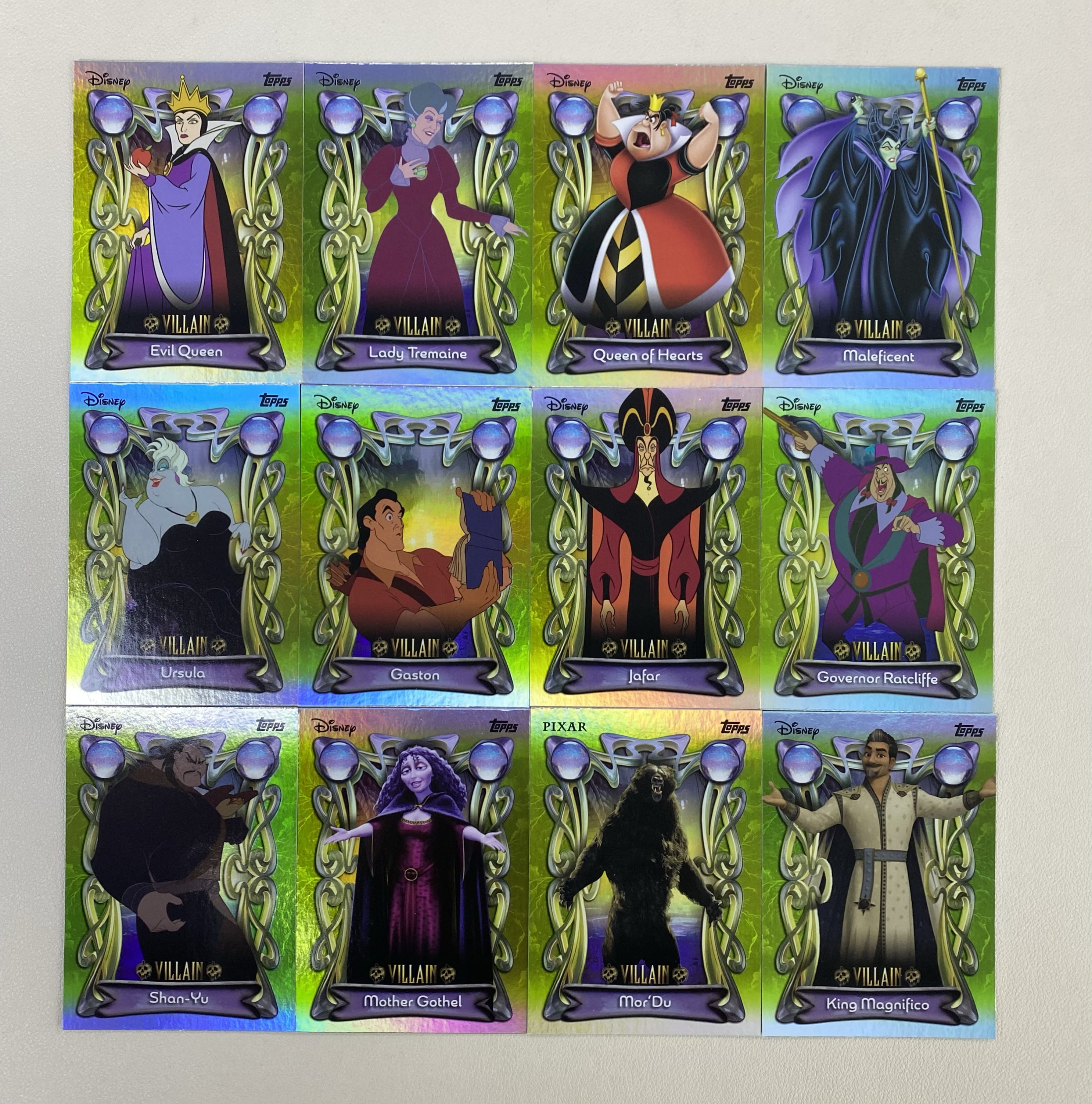【弈卡代拍】2025 Topps Disney Wonder 元年迪士尼公主盒 坏蛋特卡 女巫 后妈等 172-183 12张打包 品相如图 凑套必备 善总
