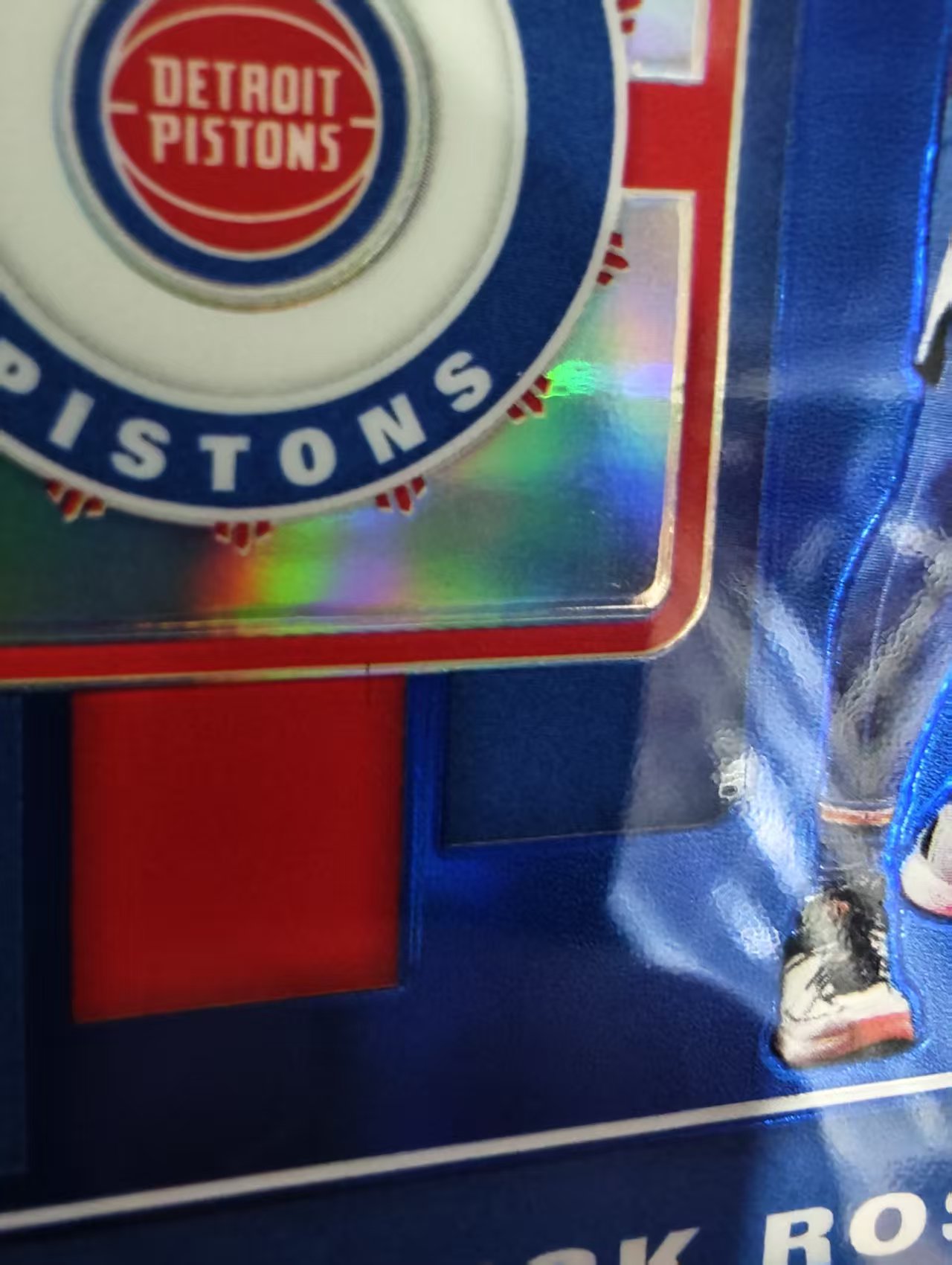 【可合并,不累计】2019-20 Panini Contenders Optic Derrick Rose 罗斯 活塞 球票OP 蓝折 99编 划痕 坑印 边角瑕疵