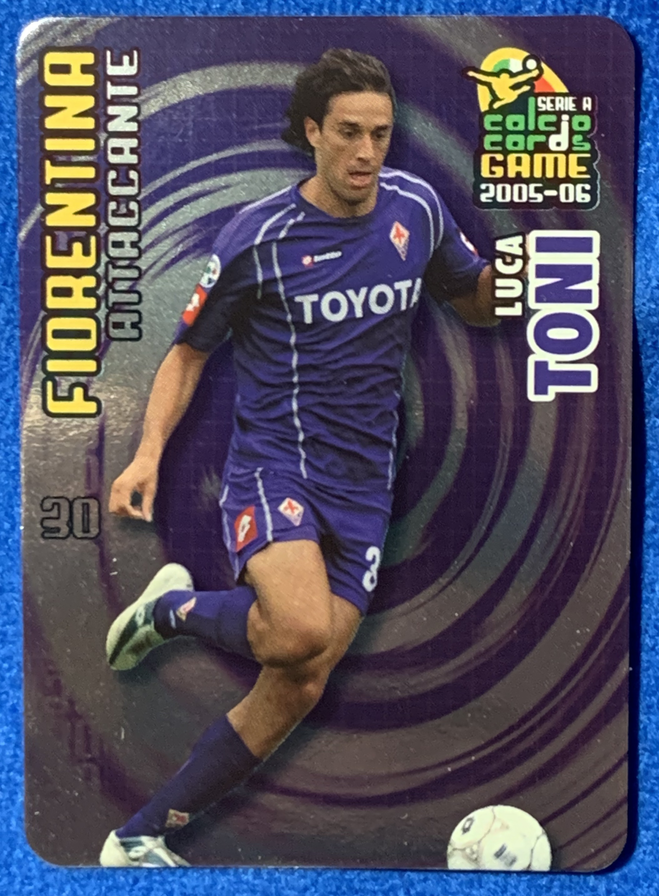 2005-06 Panini Calcio Toni 帕尼尼佛罗伦萨Fiorentina 卢卡托尼 意大利国脚Italy 世界杯冠军 拜仁慕尼黑Bayern Munich经典老卡 近乎绝版 不保卡品
