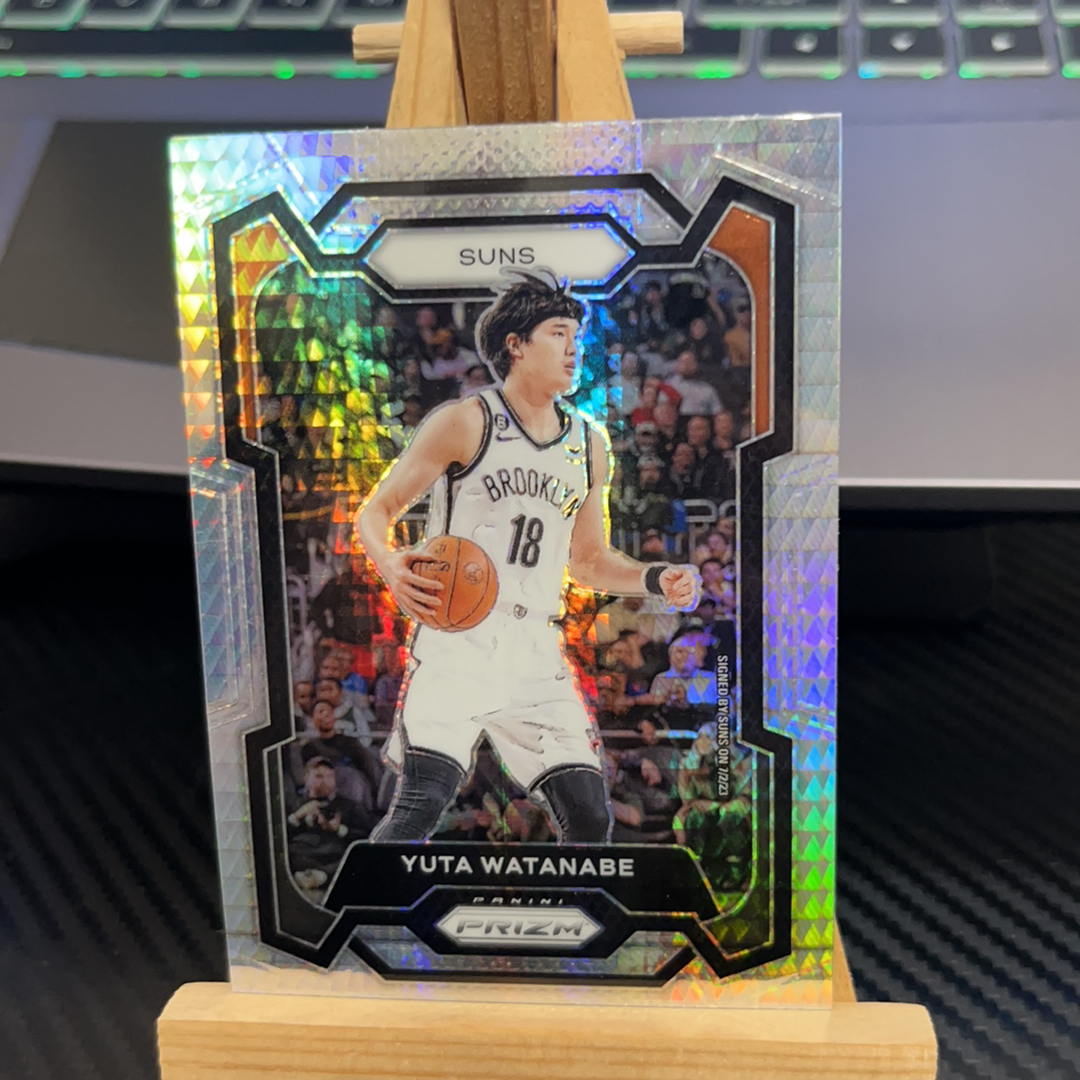 2023-24 Panini Prizm Yuta Watanabe 渡边雄太 太阳 银折 折射 prizm系列 pz 卡品如图 凑图必备 值得收藏!免费代卖!