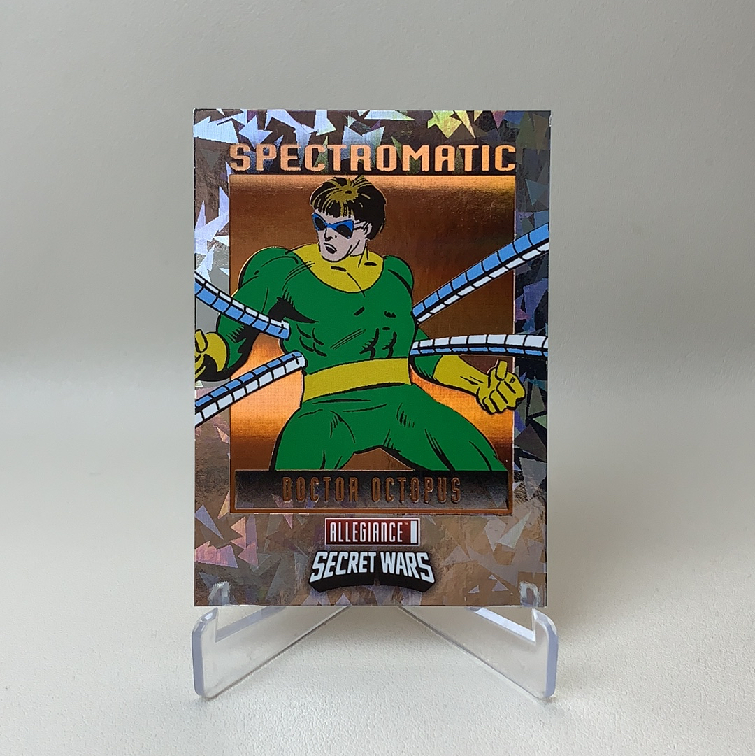 【弈卡代拍】2023 Upper Deck Allegiance Secret wars 漫威 秘密战争 橙碎冰折 Doctor Octopus 章鱼博士 40/99编 品相如图 凑套必备 真帕杰洛