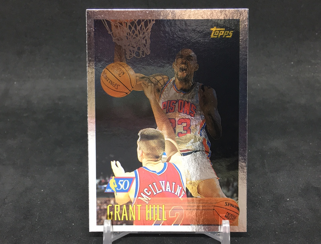 【DC拍卖】9.20 小科比 TOPPS 大比例NBA50周年镜面平行 经典老特 实卡美如画 名人堂名宿 活塞队核心领袖 乔丹接班人 格兰特 希尔