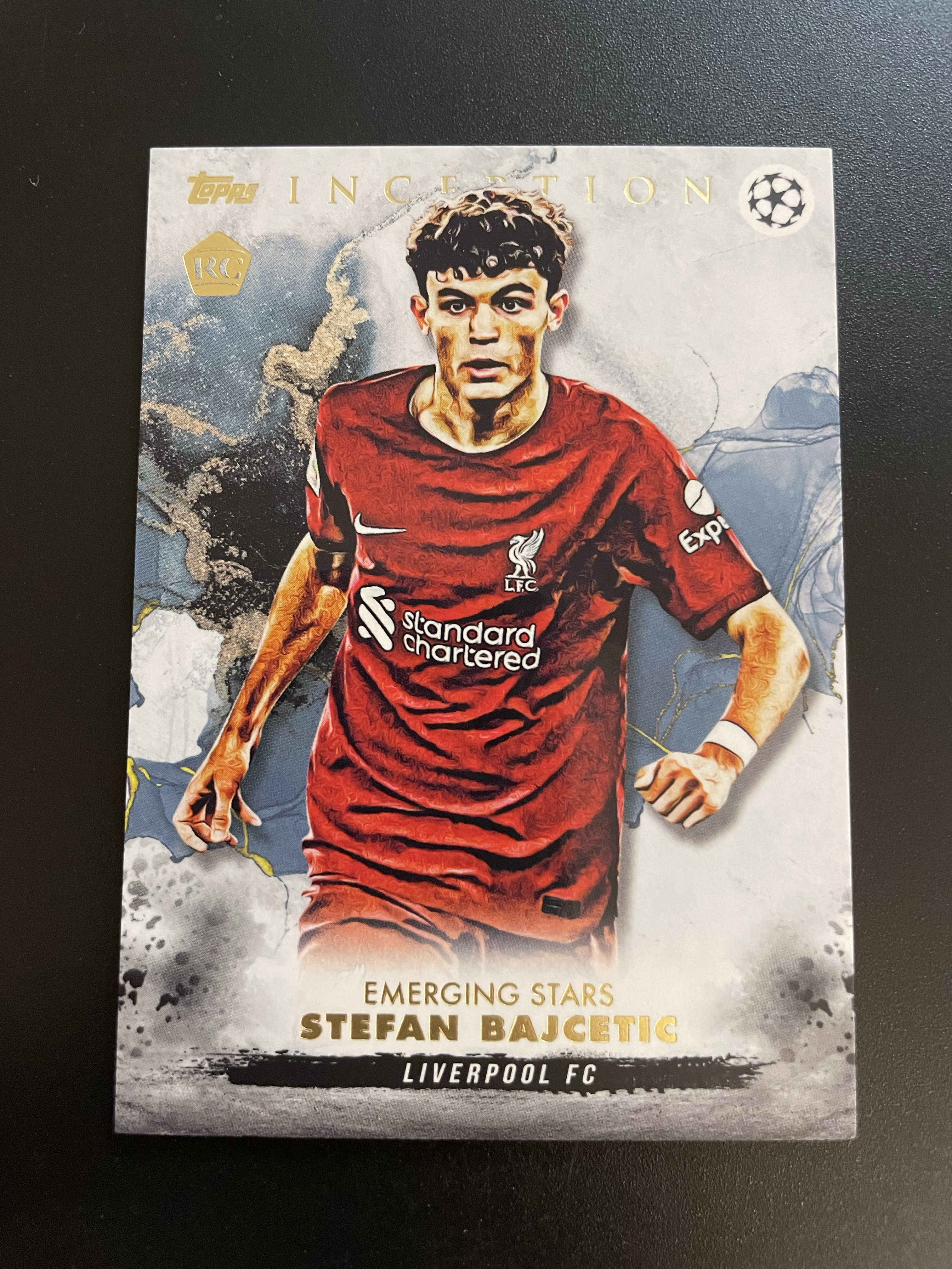 2023 Topps inception Bajcetic 【hellfire拍卖】topps 盗梦空间系列 利物浦 巴伊切蒂奇 base 新秀rc jjj