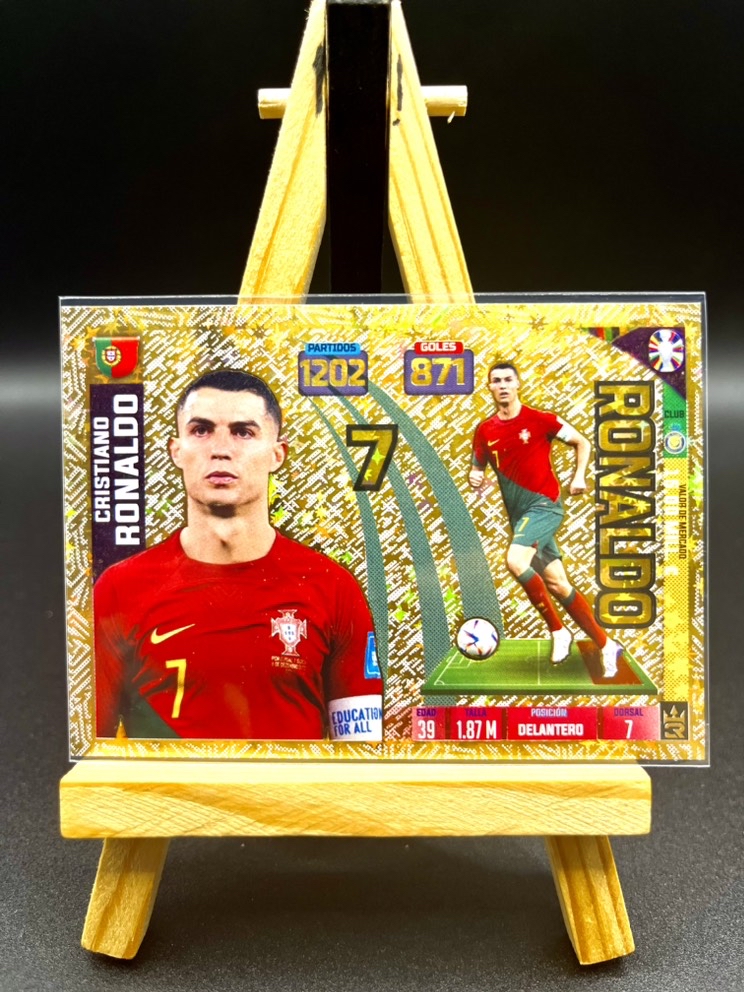2024 Reyes雷耶斯 美洲杯/欧洲杯贴纸 葡萄牙 皇马 曼联 尤文 利雅得胜利 Cristiano Ronaldo C罗纳尔多 总裁 进球数据 折射特贴
