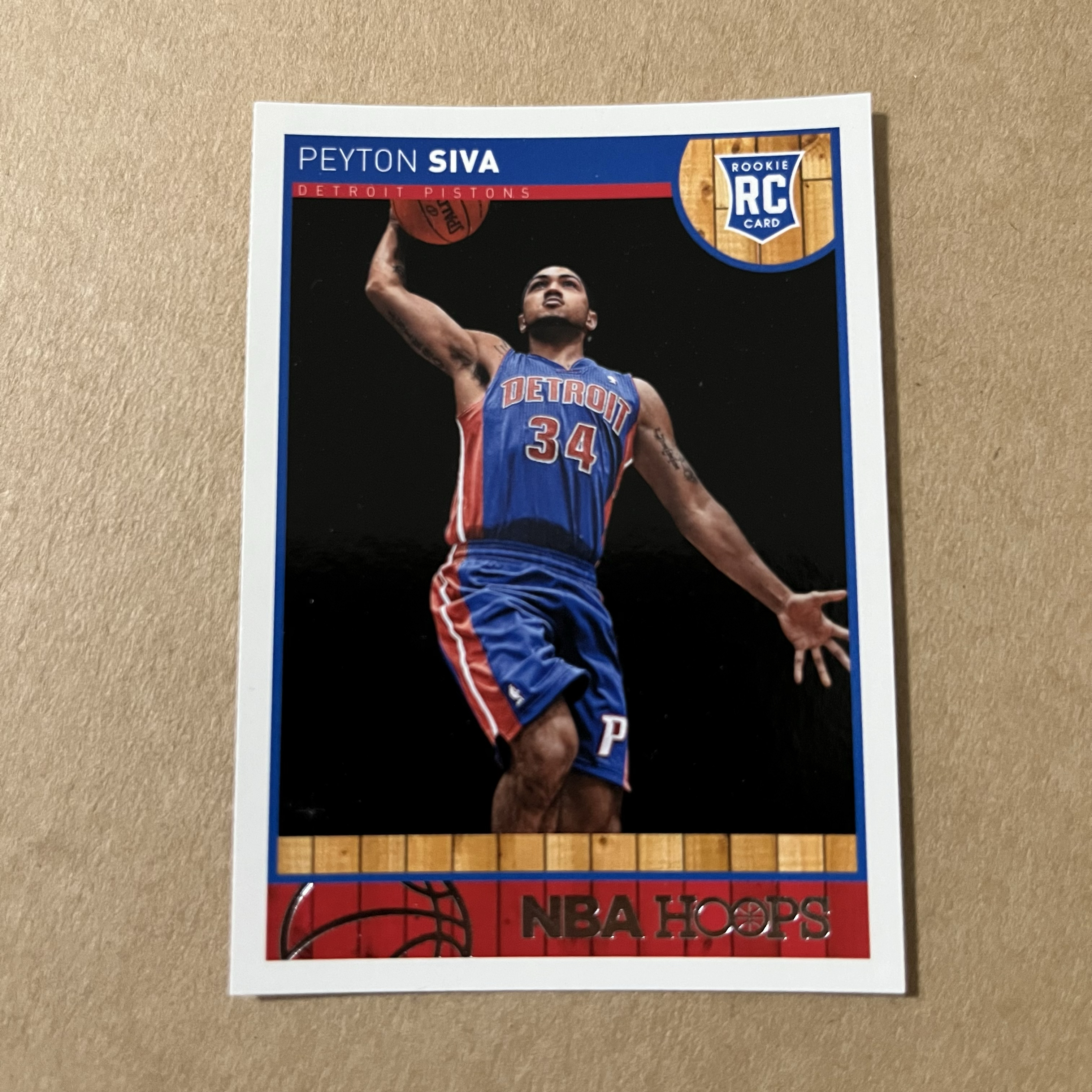 2013-14 Panini NBA Hoops Peyton Siva 【0手续费代卖】佩顿 希瓦 活塞 RC 新秀 热门球星 专收必备 凑套收藏 可累计#篮球卡