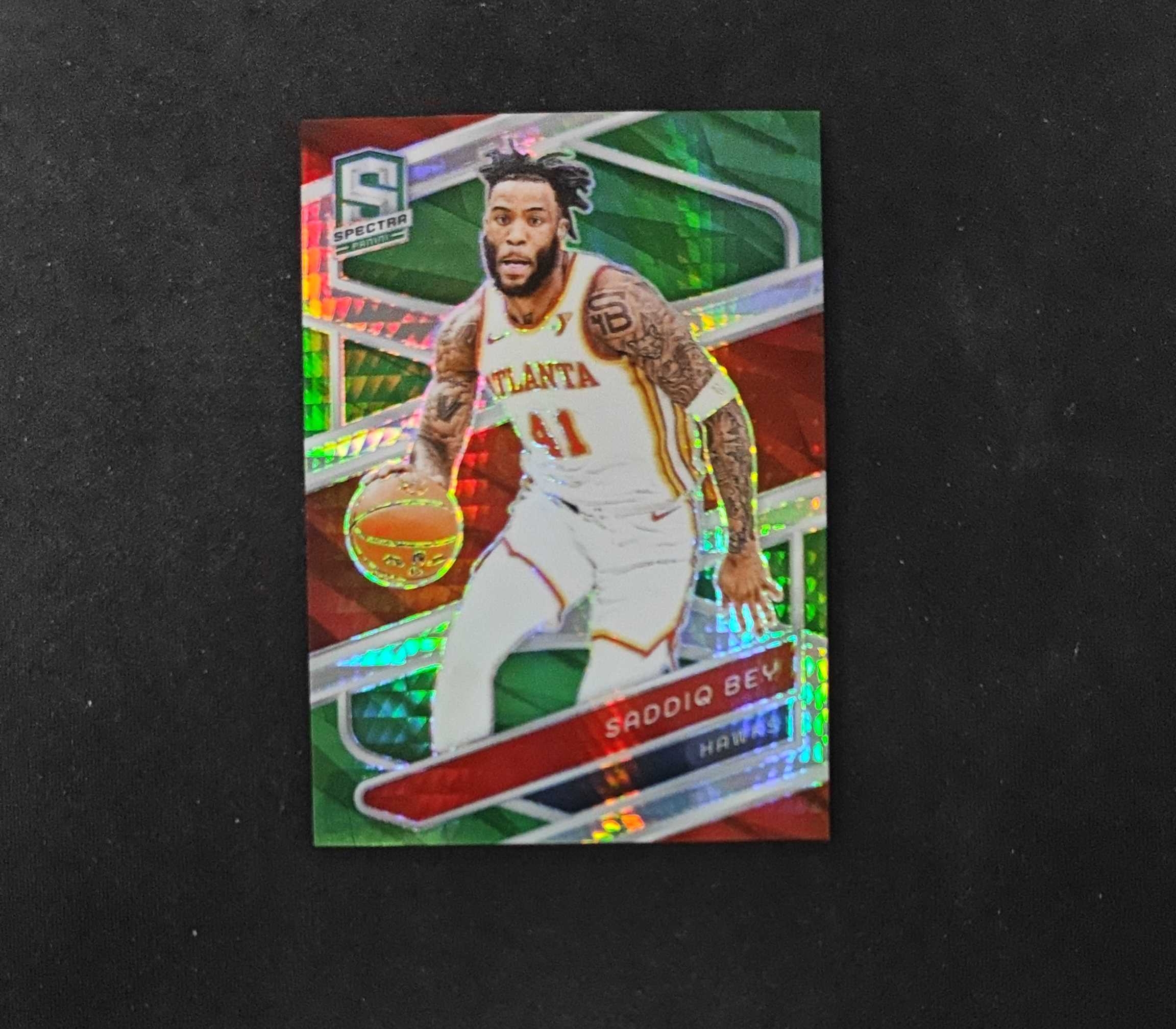 2023-24 Panini Spectra Saddiq Bey 【SC拍卖】光谱 老鹰 萨迪克贝 75编 绿hyper 收藏必备(ing哥)