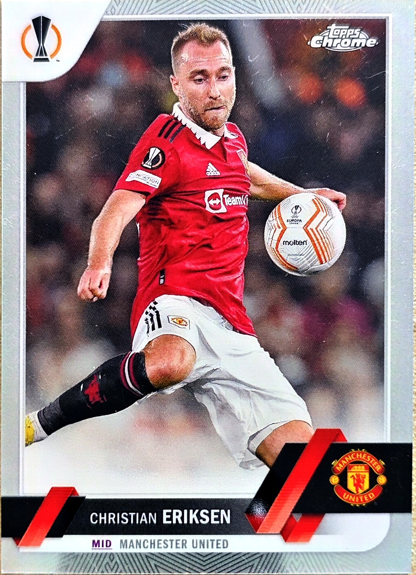 2023-24 Topps Chrome Christian Eriksen 曼联 克里斯蒂安 埃里克森