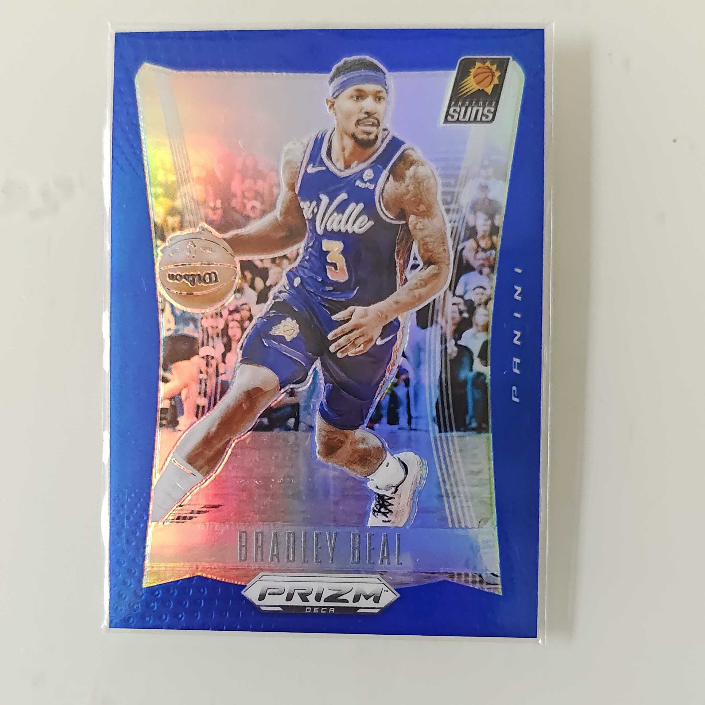 2023-24 Panini Prizm Bradley Beal pz系列藍(lán)平行藍(lán)折139/149編太陽隊(duì)布拉德利比爾卡片精美收藏必備