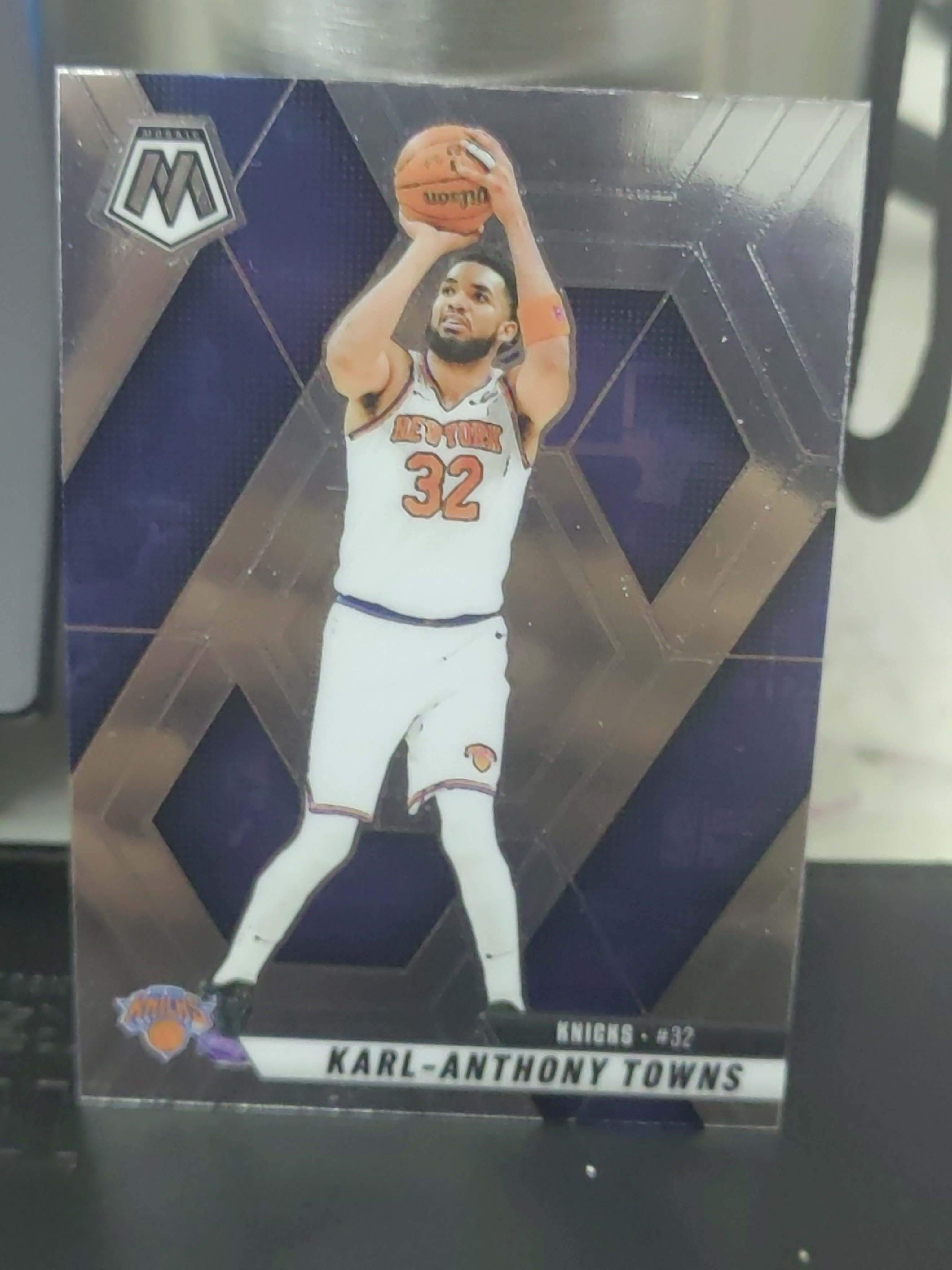 2024-25 Panini Mosaic Karl-Anthony Towns 马赛克 安东尼 唐斯 尼克斯 篮 白边白角 不保卡品 卡品如图