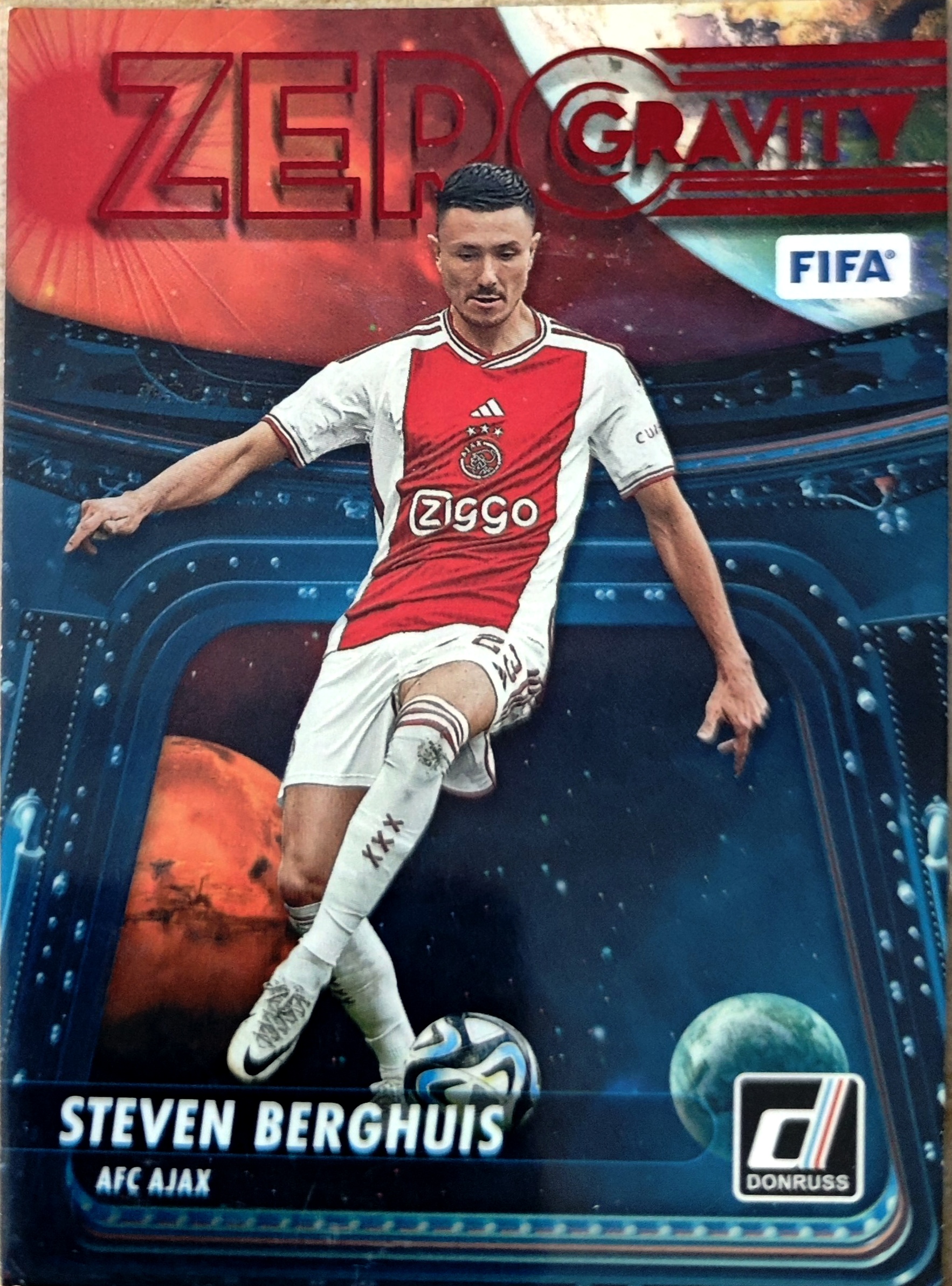 2023-24 Panini Donruss Steven Berghuis 博古伊斯 阿贾克斯 杜蕾斯FIFA Zergravity 零重力特卡