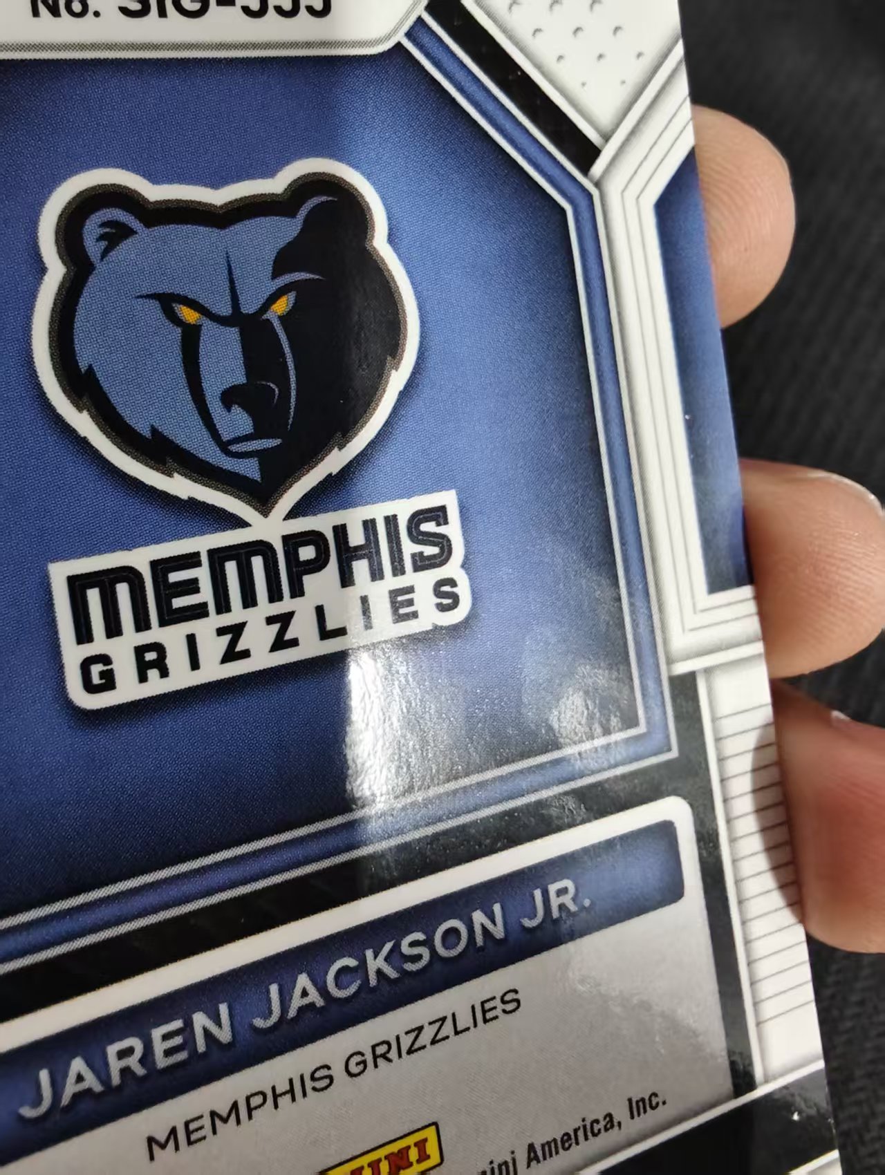 【汽水拍卖】2022-23 Panini Prizm Jaren Jackson Jr. PZ 灰熊 小杰伦 杰克逊 JJJ 签字 瑕疵如图