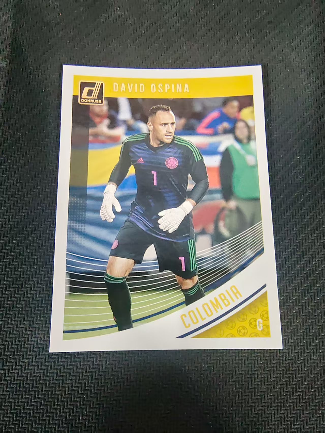 【可合并,不累计】2018-19 Panini Donruss David Ospina 哥伦比亚 奥斯皮纳 杜蕾斯 划痕 边角瑕疵 #114