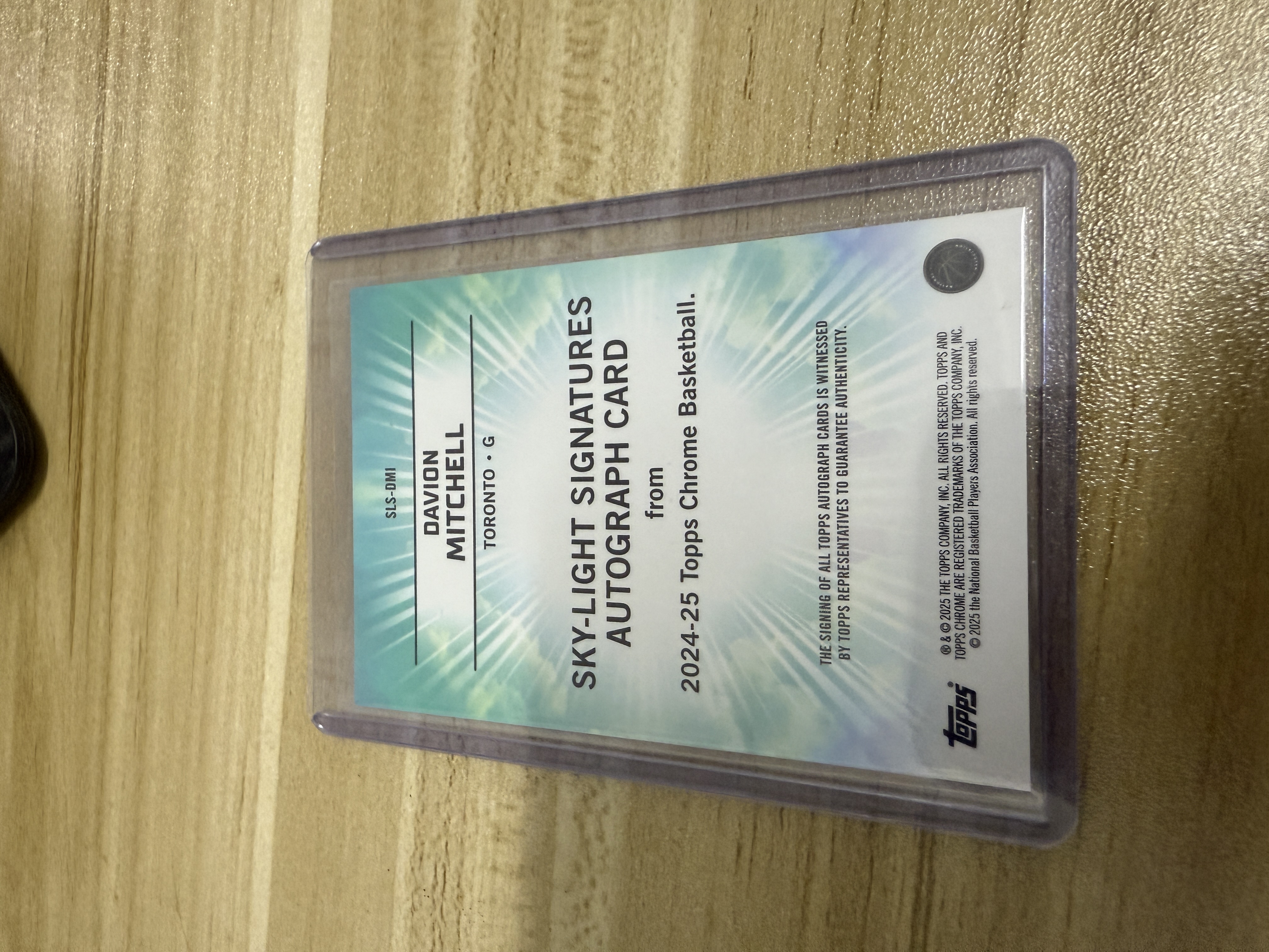 2025 Topps topps chrome Davion Mitchell 多诺万 米切尔 tc 签字 紫折 特卡 只发默认请看描述【KK】