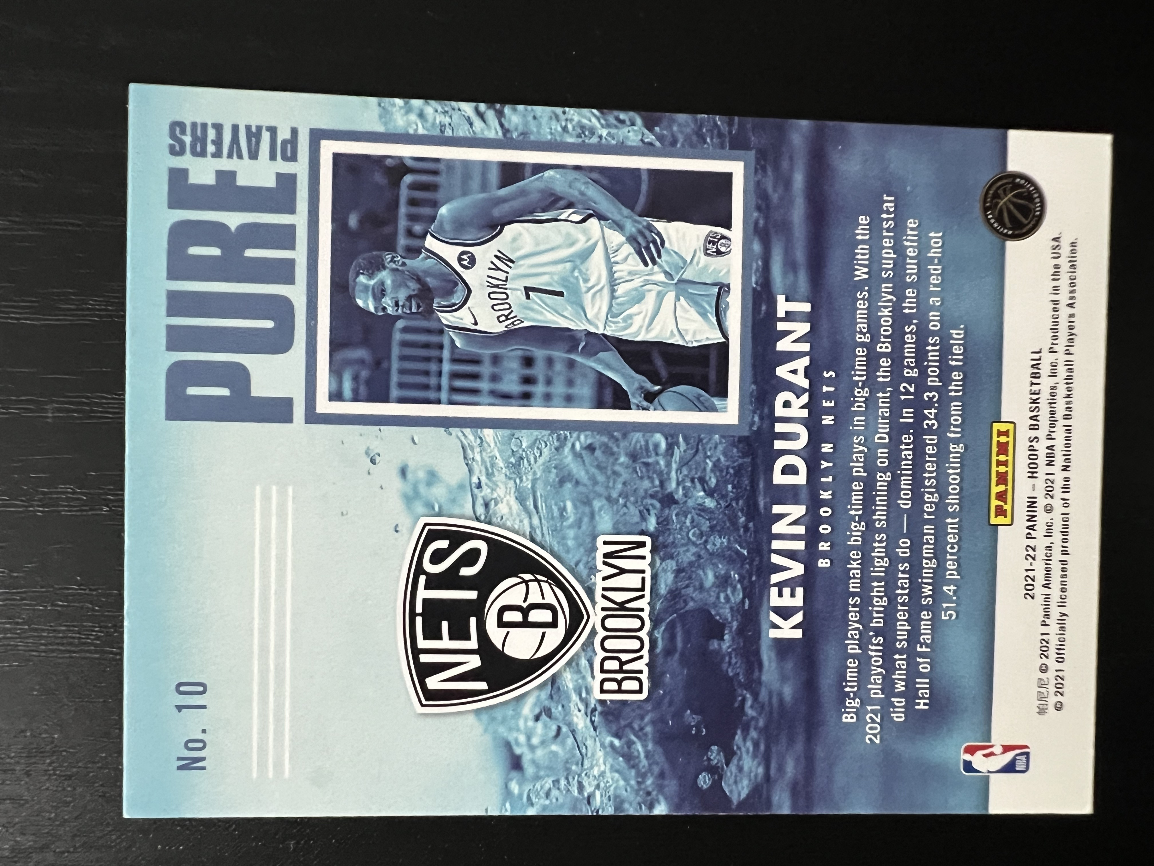 2021-22 Panini Hoops Kevin Durant 凯文杜兰特 死神 篮网 (QYANG-A10)收藏凑套 卡品如图 免费代拍