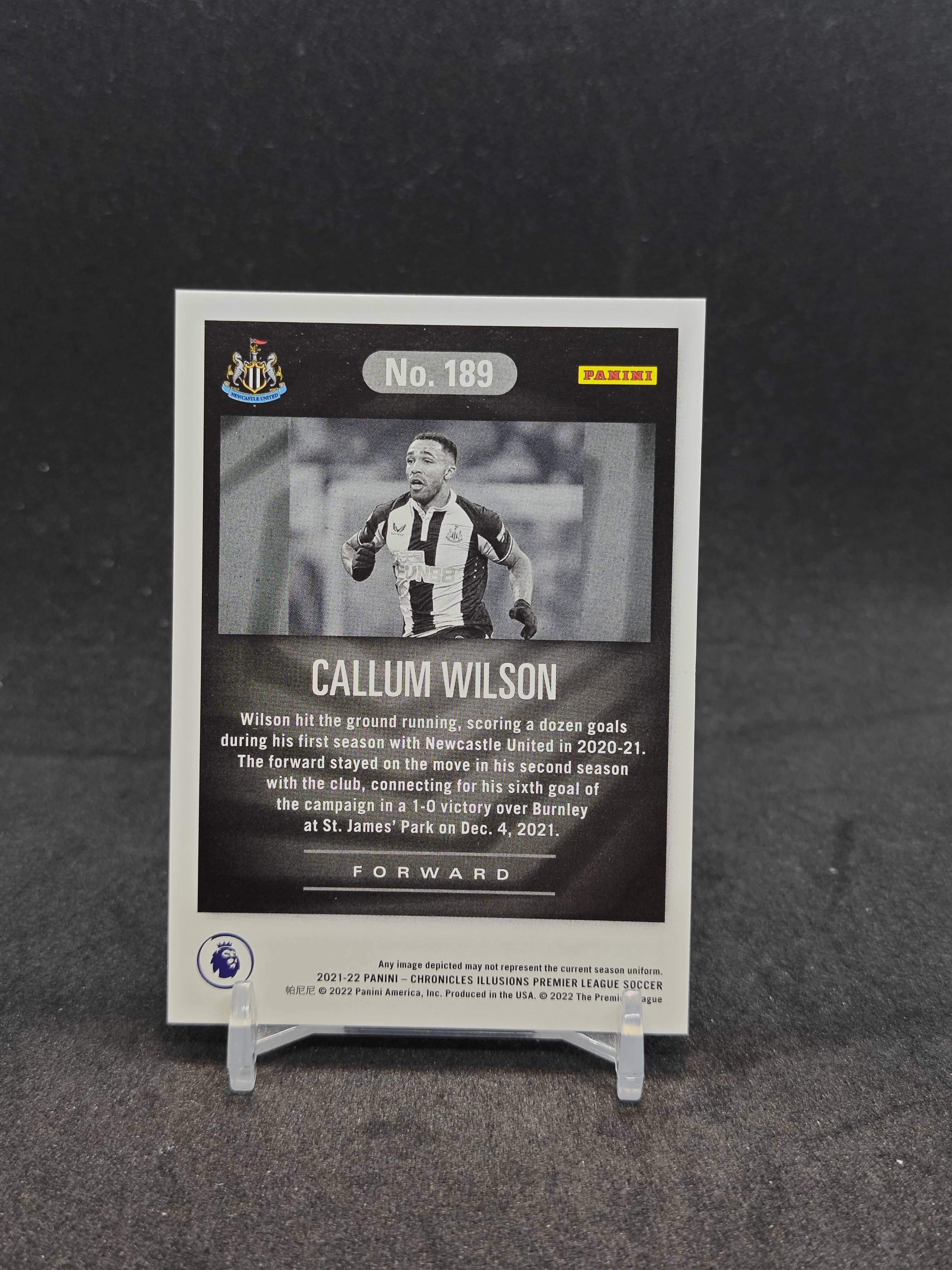 【5/5编 尾编 绿折】2021-22 Panini Chronicles 编年史 英超 纽卡斯尔 威尔逊 威尔森 Callum Wilson