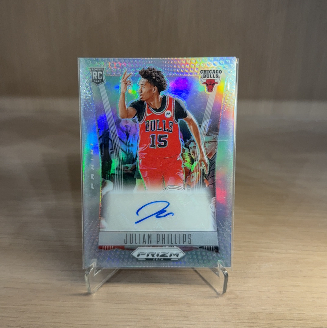 2023-24 Panini Prizm Julian Phillips RC 【免费代卖】PZ 公牛 新秀 RC 朱利安 菲利普斯 签字 贴签 PRIZM 卡品如图 收藏必备 !!