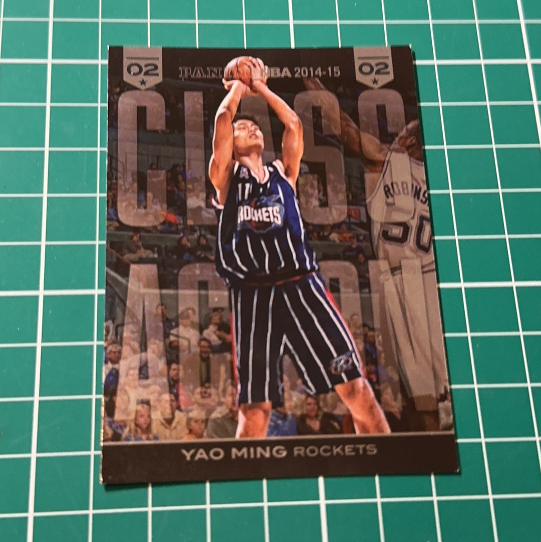 2014-15 Panini Americana Yao Ming S.p.a.姚明 大姚 闪卡 特卡 class action 2002 精美新秀年状元选图 十年老卡 绝版卡 稀有大比例