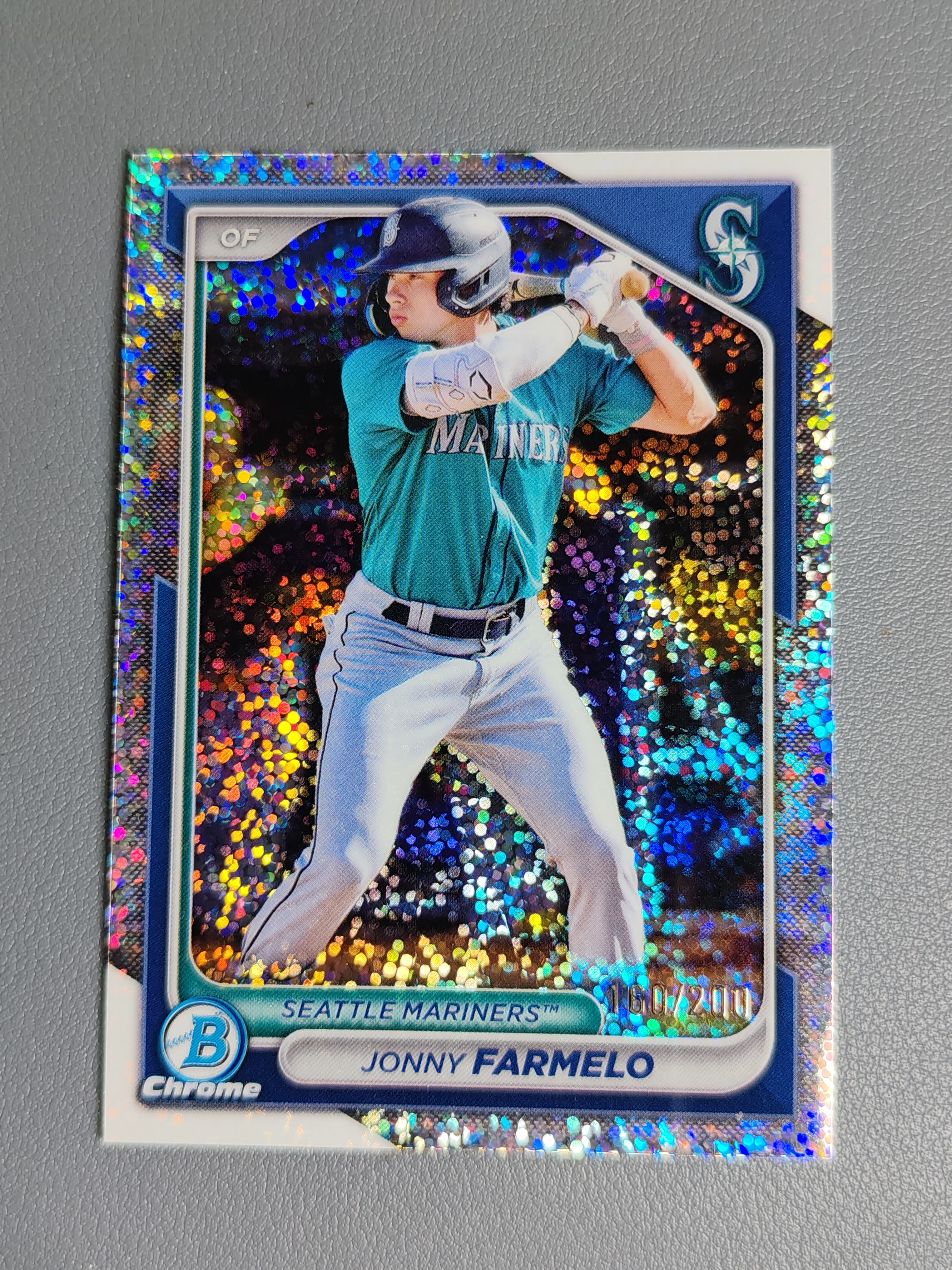 2024 Topps Bowman Jonny Farmelo 200编!银碎点折!