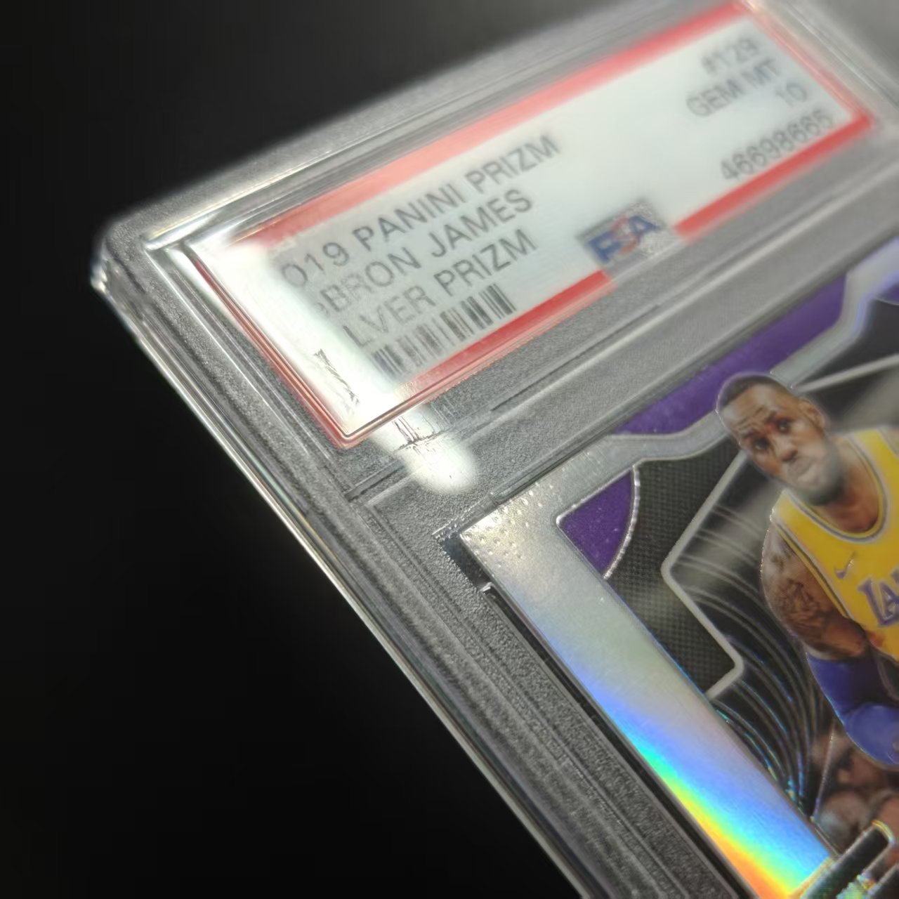 2019-20 Panini Prizm 勒布朗 詹姆斯 Lebron James 正base 银折 PSA 10 老詹 PZ