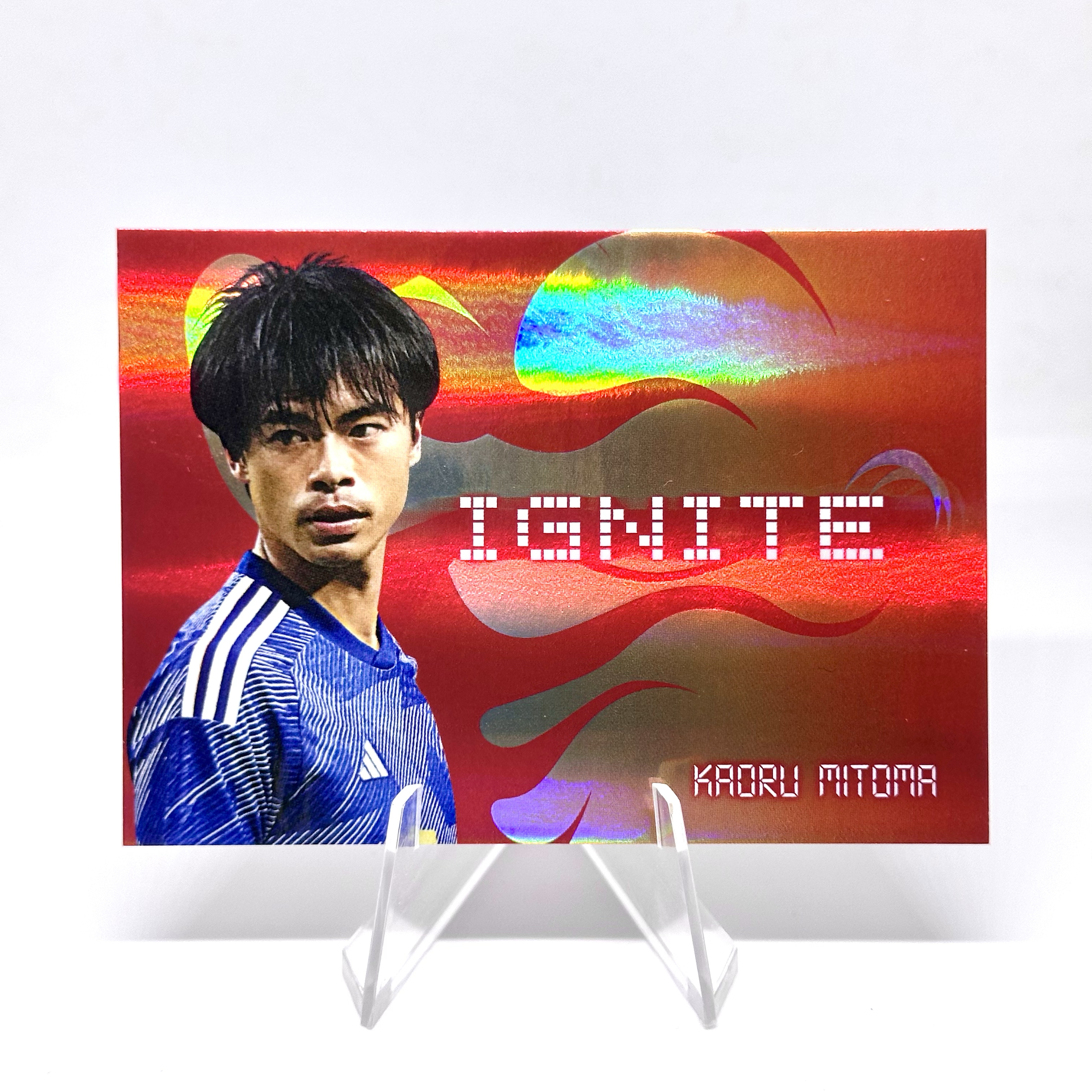 2024 futera Diamond Box 1of1 Japan Kaoru Mitoma IGNITE 01/01 1/1编 三笘薰 日本 限量一盒的钻石盒中拆出 福特拉 布莱顿 三球王