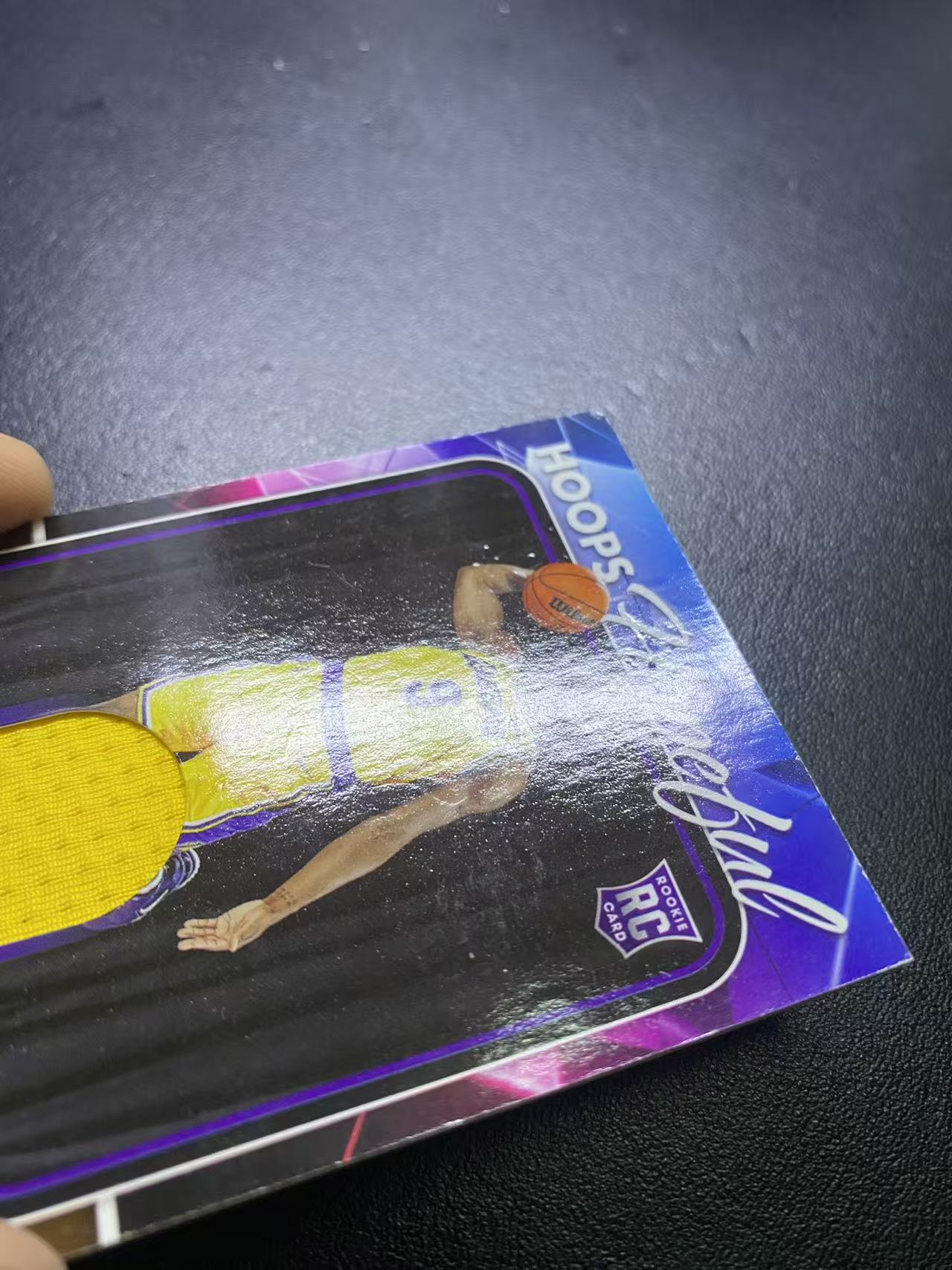 2024-25 Panini Hoops Bronny James Jr. 湖人 布朗尼 詹姆斯 球衣 物料 切割 瑕疵如图 介意勿拍 卡品如图 dm