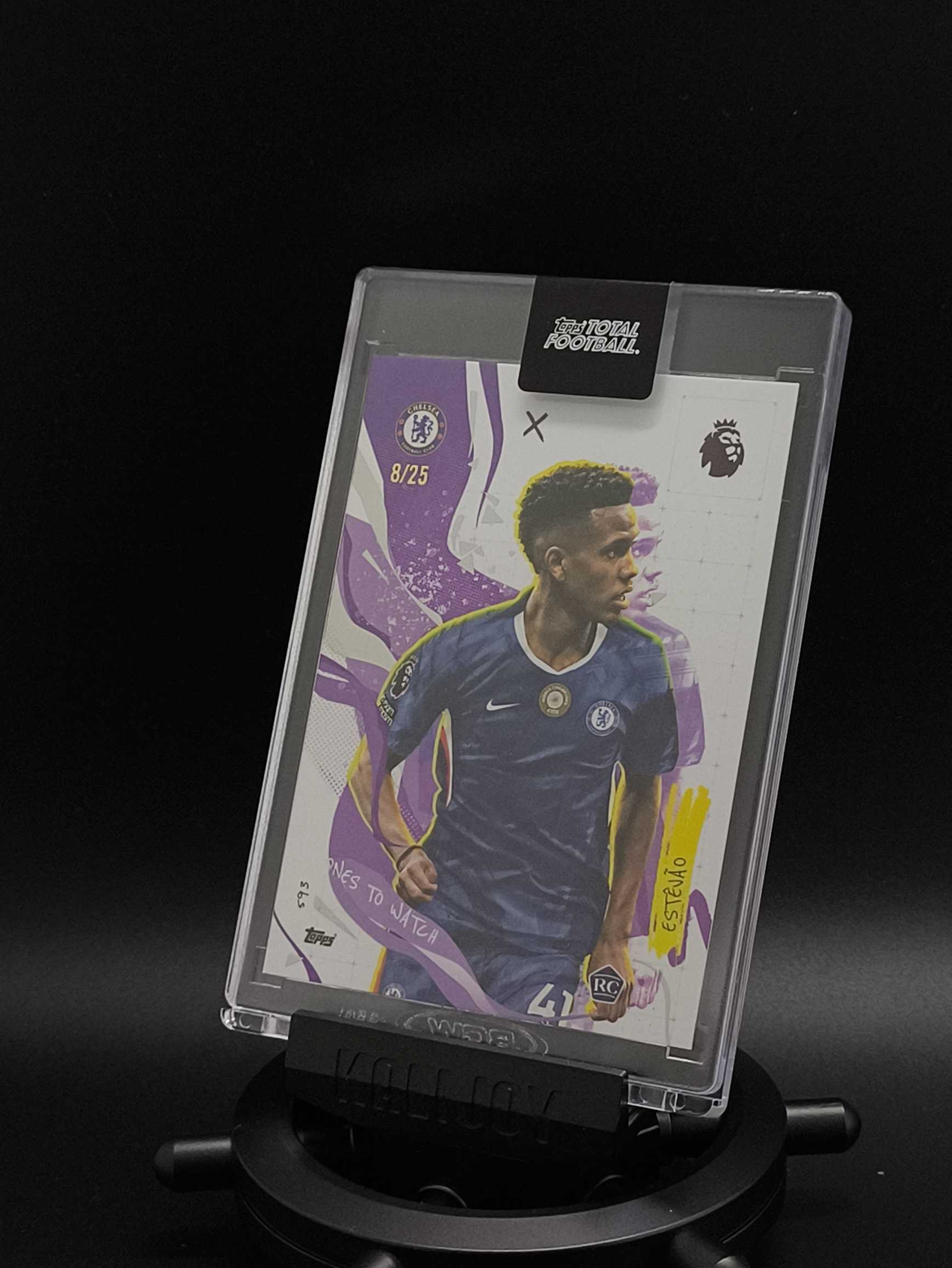 2025-26 Topps Total Football Estêvão RC 埃斯特旺 切尔西超新星 埃斯特旺 切尔西 蓝军 巴西 8/25编 TTF 原封砖