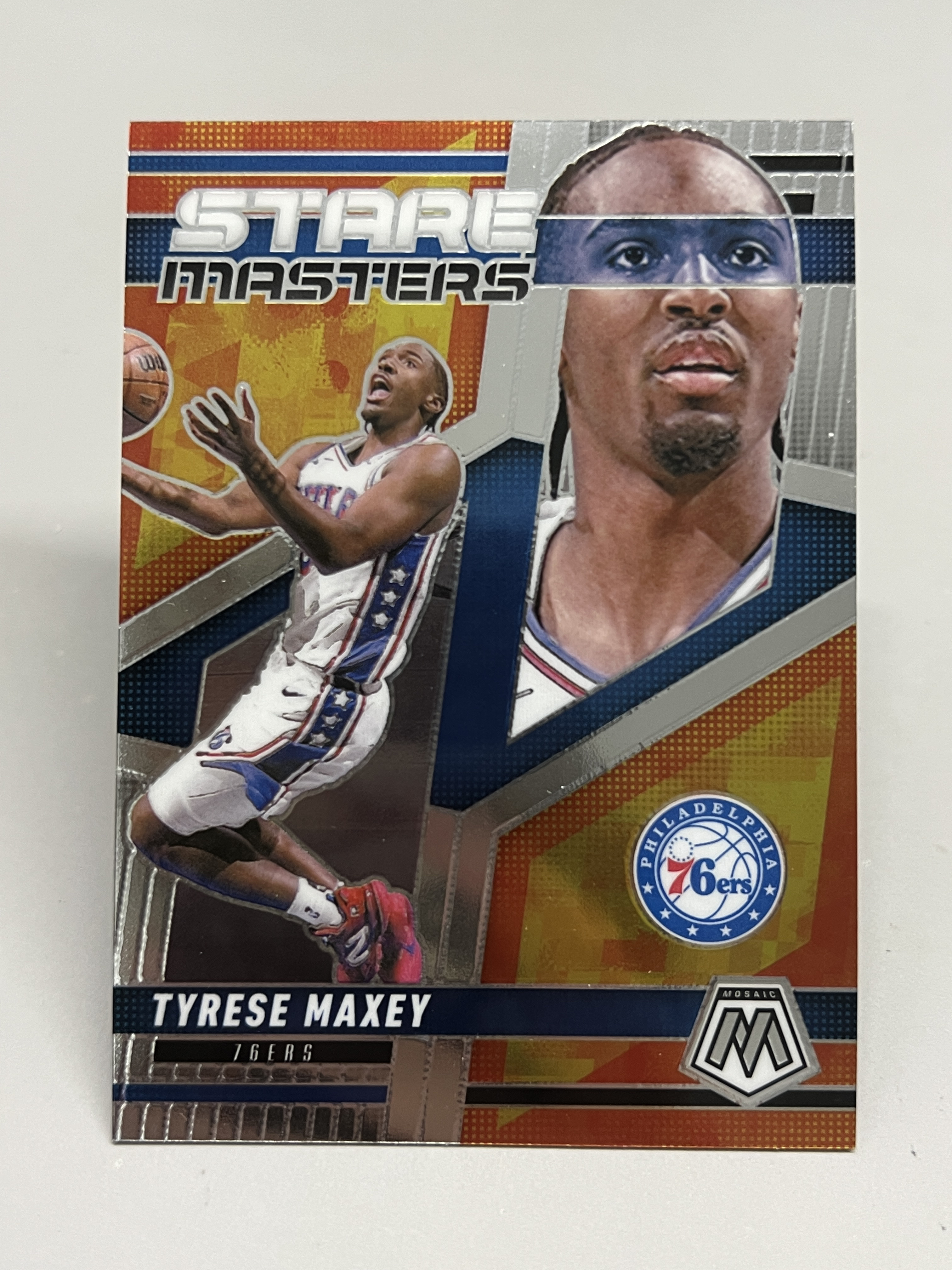 2024-25 Panini Mosaic Tyrese Maxey 【挂机拍卖】帕尼尼 马赛克 马克西 76人 Stare Masters 特卡 #12 收藏 凑套 卡品如图
