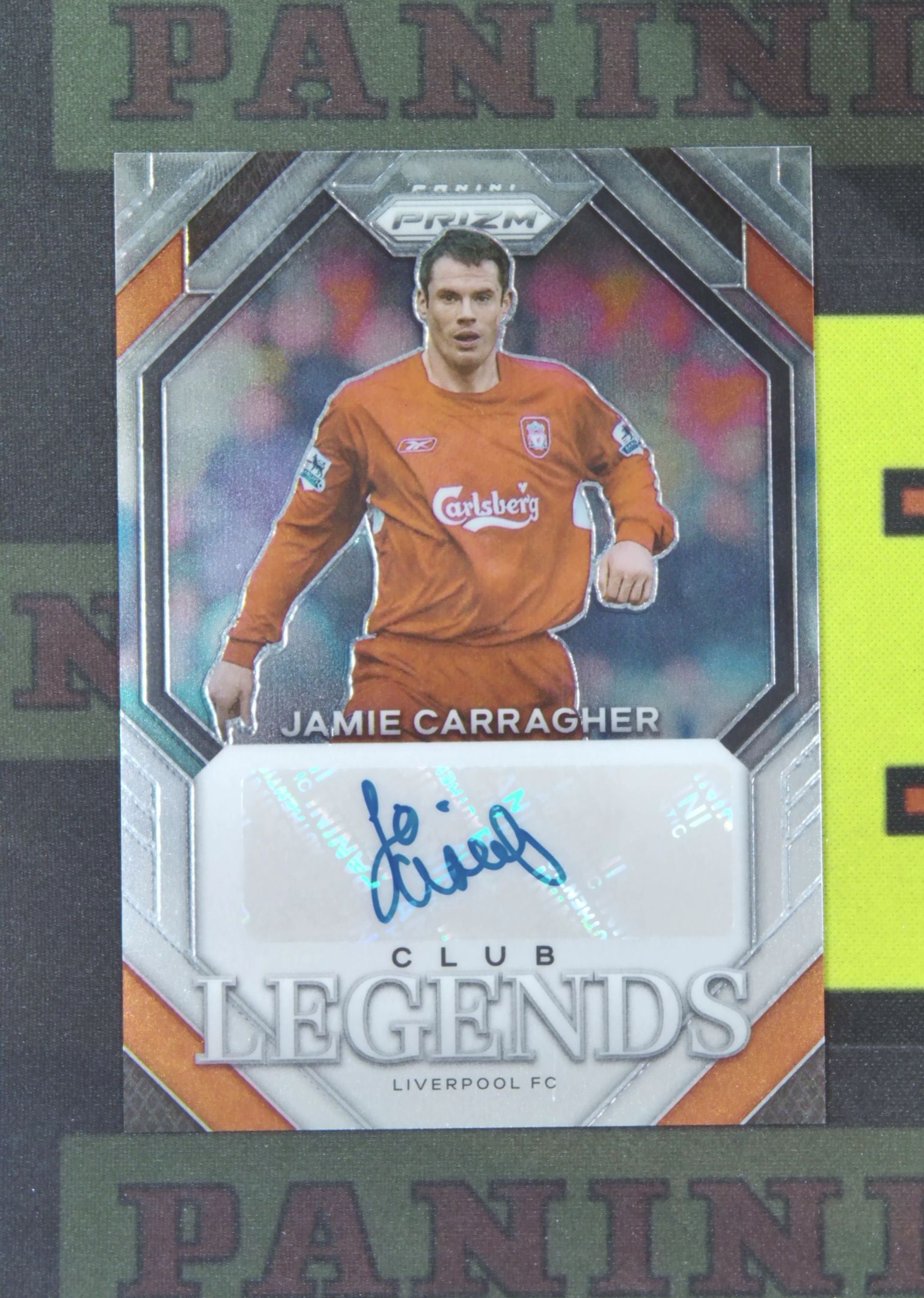 2023-24 Panini Prizm Jamie Carragher Nirvana Project 杰米 卡拉格 利物浦 名宿 签字 英超PZ 卡品如图 收藏必备 zz001