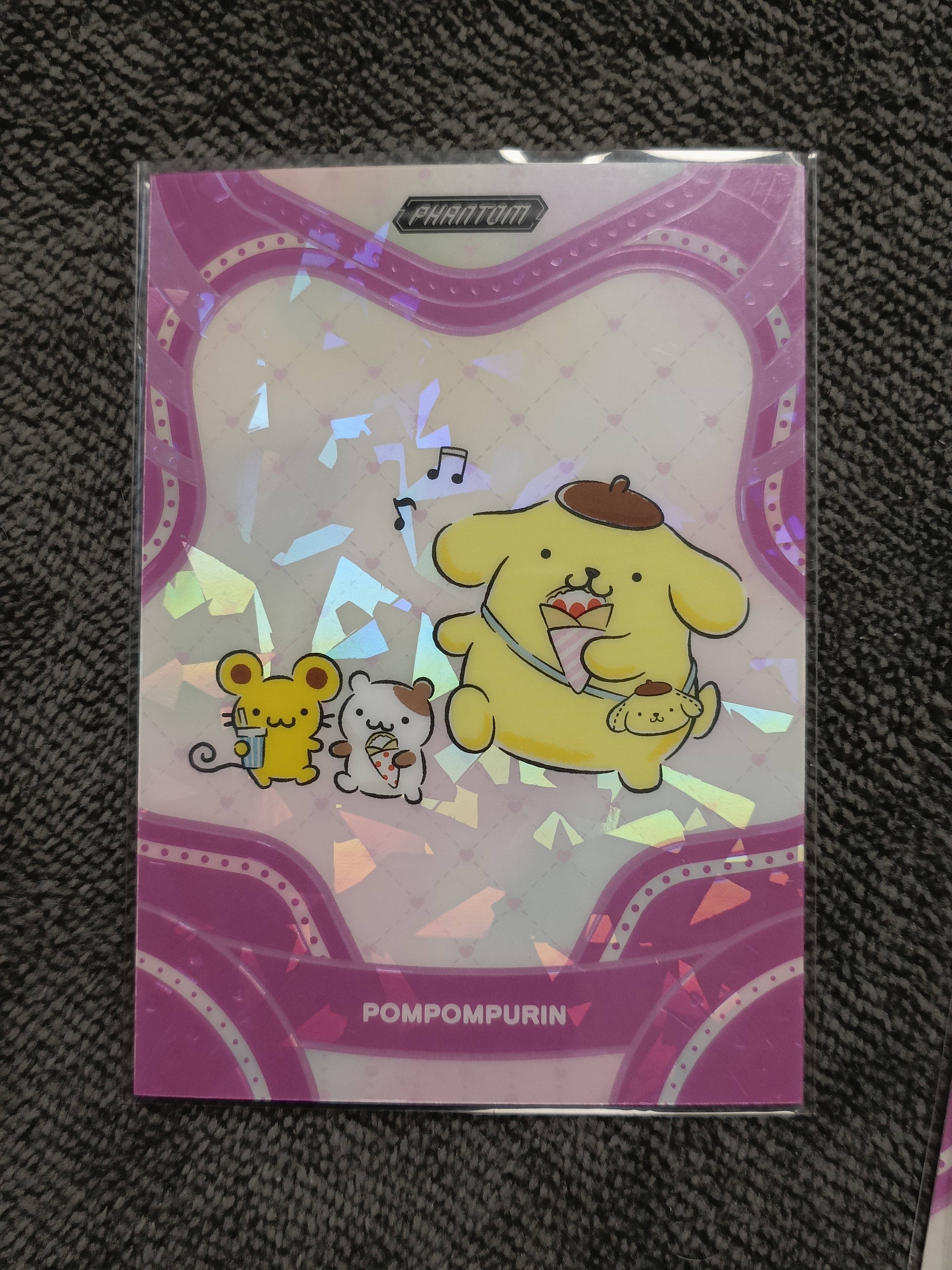 2023 Kakawow PHANTOM 三丽鸥家族系列收藏卡 POMPOMPURIN 布丁狗 【谦谦拍卖】PSA-IPU-32 紫折 072/115编 秋鹿