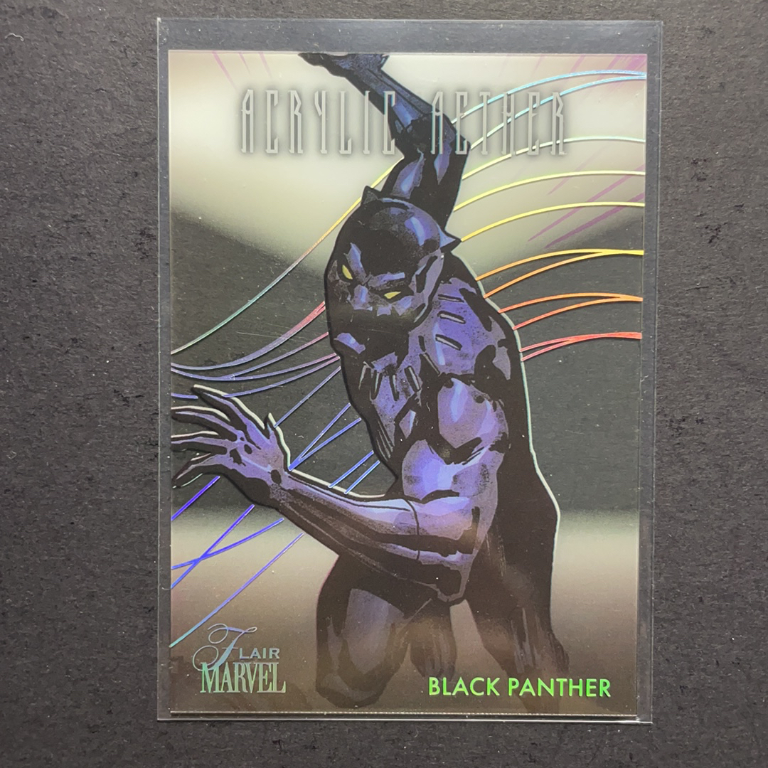 2024 Fleer Marvel (MCU) Flair天赋 黑豹 透明胶片特卡 盒配插放 序号AA4 2024 漫威漫画Fleer Flair Marvel天赋绝版系列
