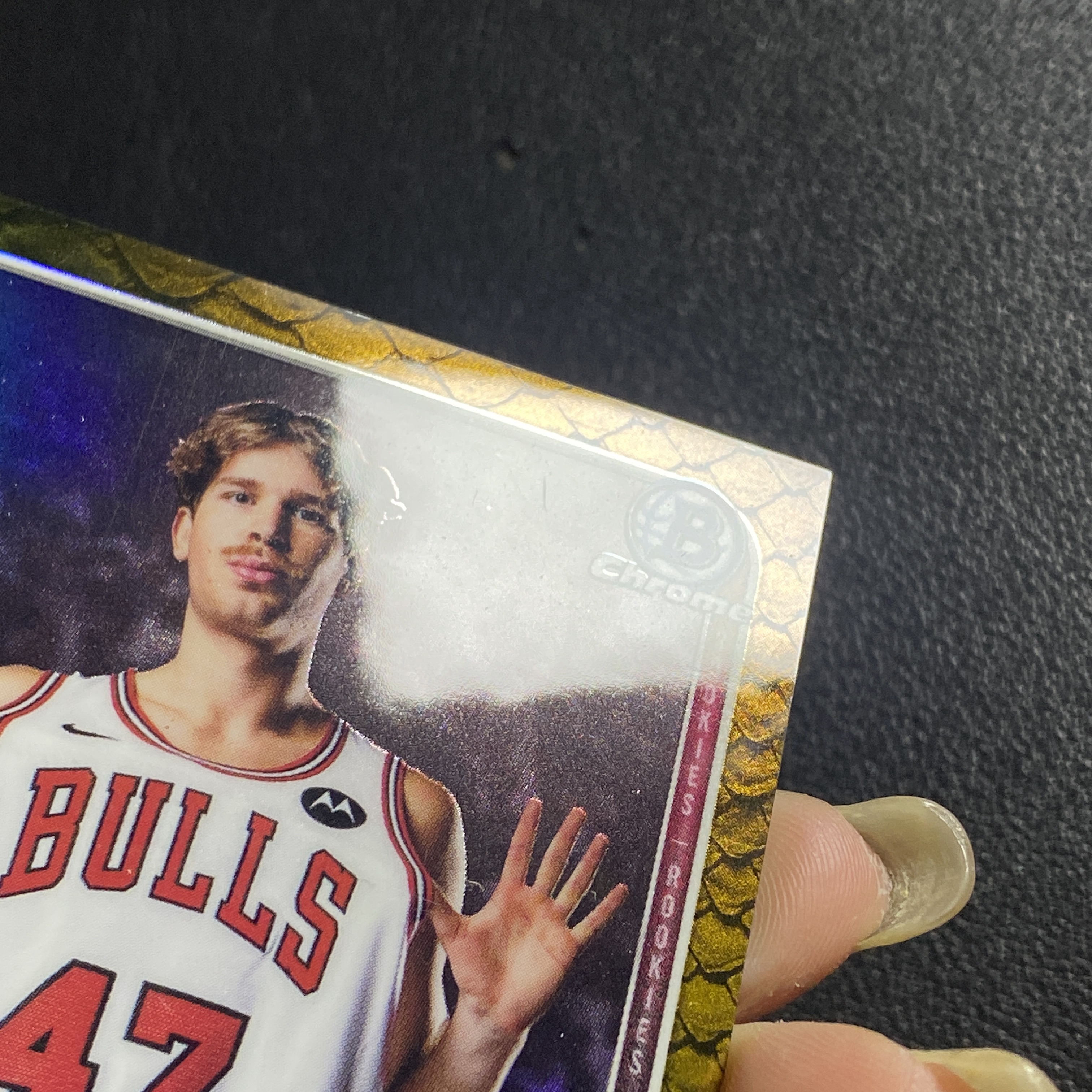 【伦子】2026 TOPPS CHROME BOWMAN RC 新秀 公牛 LACHLAN OLBRICH 拉克伦 奥尔布里希 50编 爬虫折射 正base 瑕疵见图 SAMM-04