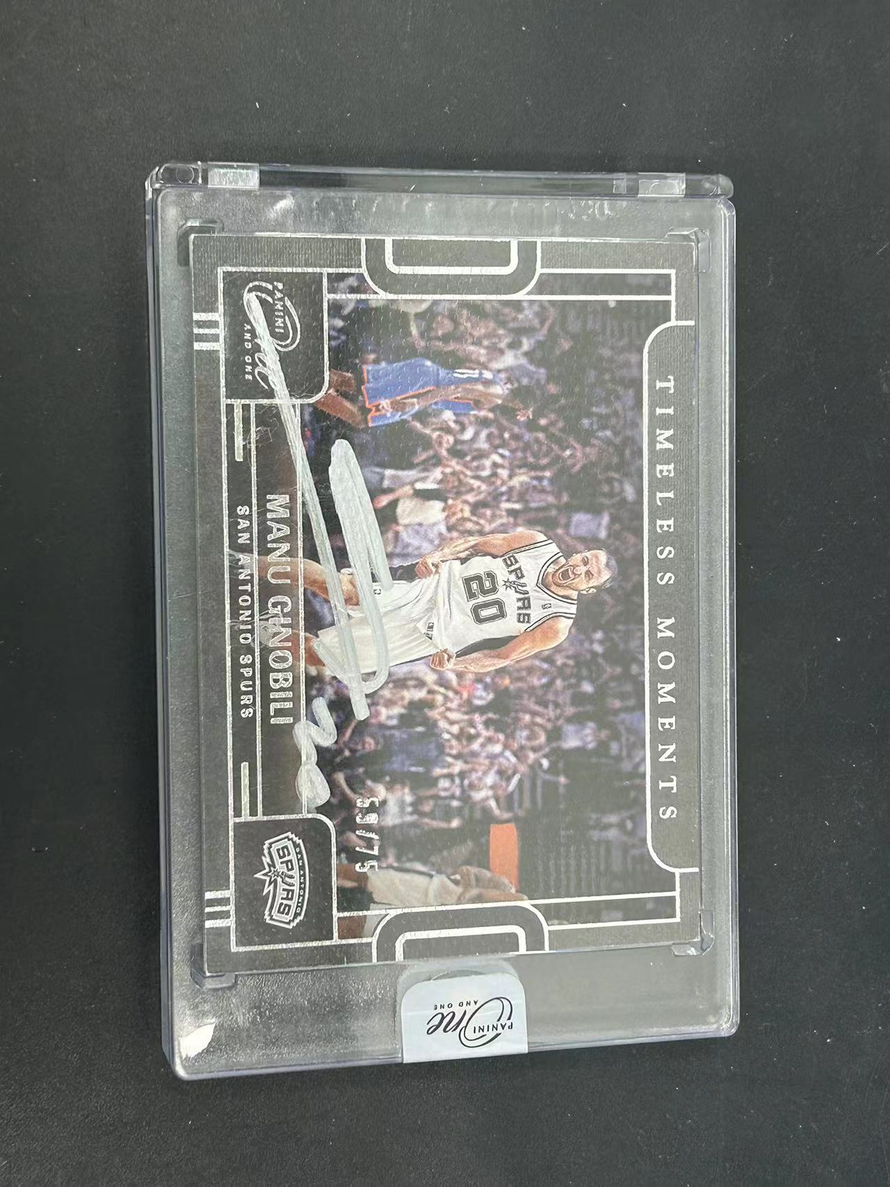 2023 24 Panini Prizm Manu Ginobili 【肥猫代卖】rabbit One 马刺 马努吉诺比利 妖刀 签字 银笔签