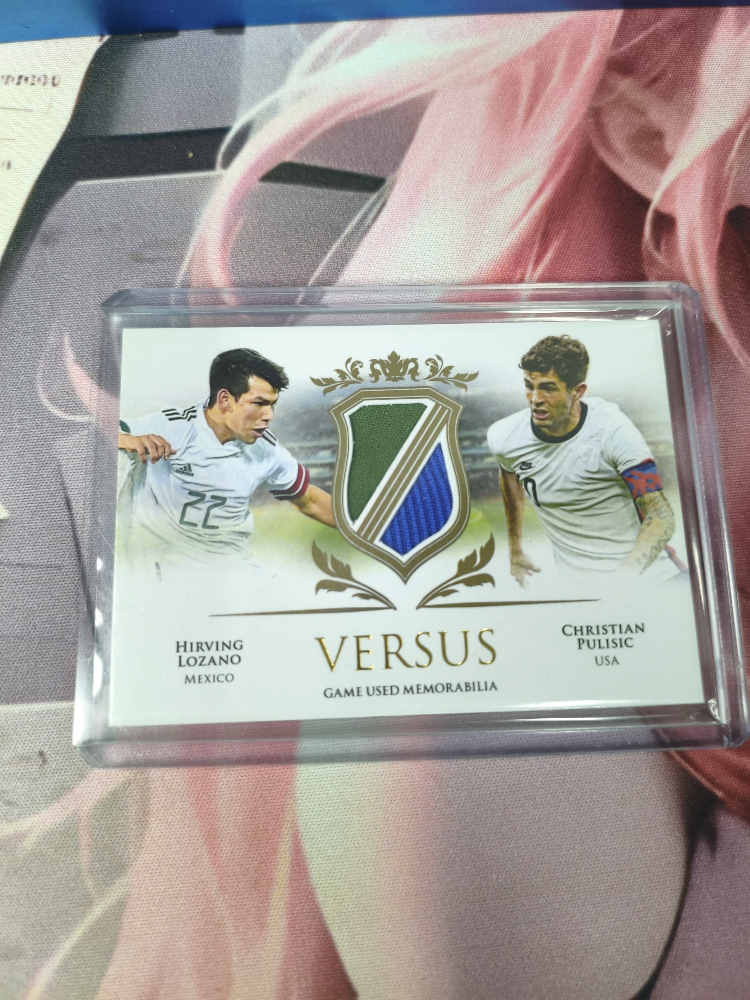 2021-22 Futera Unique Hirving Lozano / Christian Pulisic 切尔西美国AC米兰 普利希奇 普利西奇 墨西哥 贡萨洛 4/21编 球衣切割