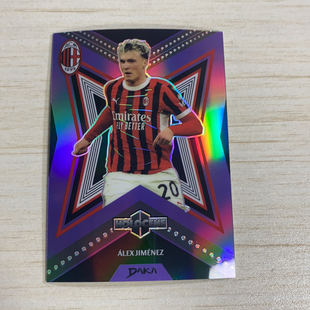 【小牛代拍】2024-25 DAKA AC米兰 MilanOne&Two队盒 santiago gimenez 意甲 圣地亚哥 吉梅内斯 Holocene Base 99编 紫折 收藏必备 (威哥)