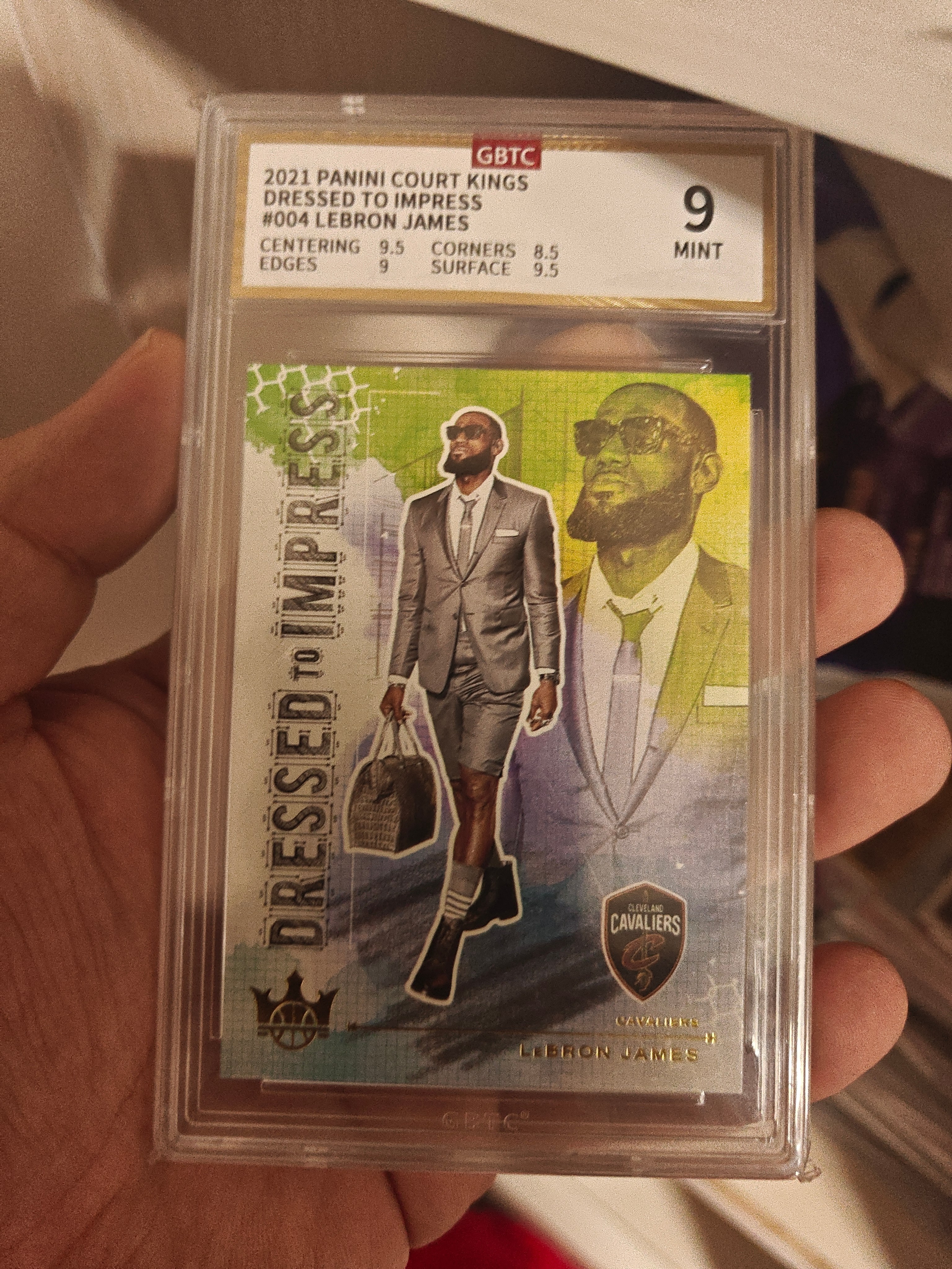 2021-22 Panini Court Kings LeBron James #4 公博9 勒布朗詹姆斯 湖人 走秀 骑士 勒布朗 老詹 小皇帝 油画 詹姆斯