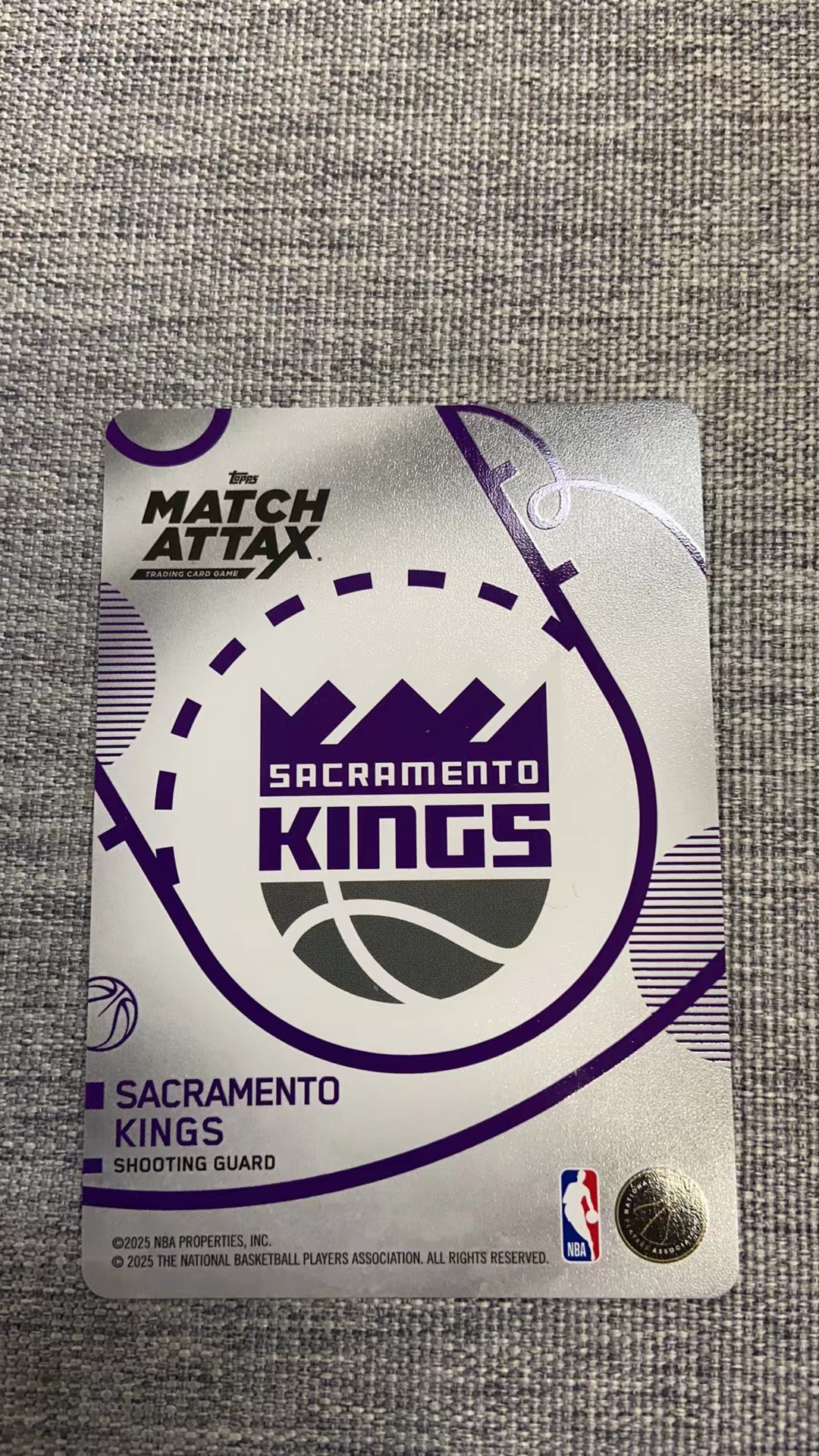 2025 Topps NBA MATCH ATTAX ZACH LAVINE 扎克 拉文 游戏版 硬通货 凑套必备 收藏必备
