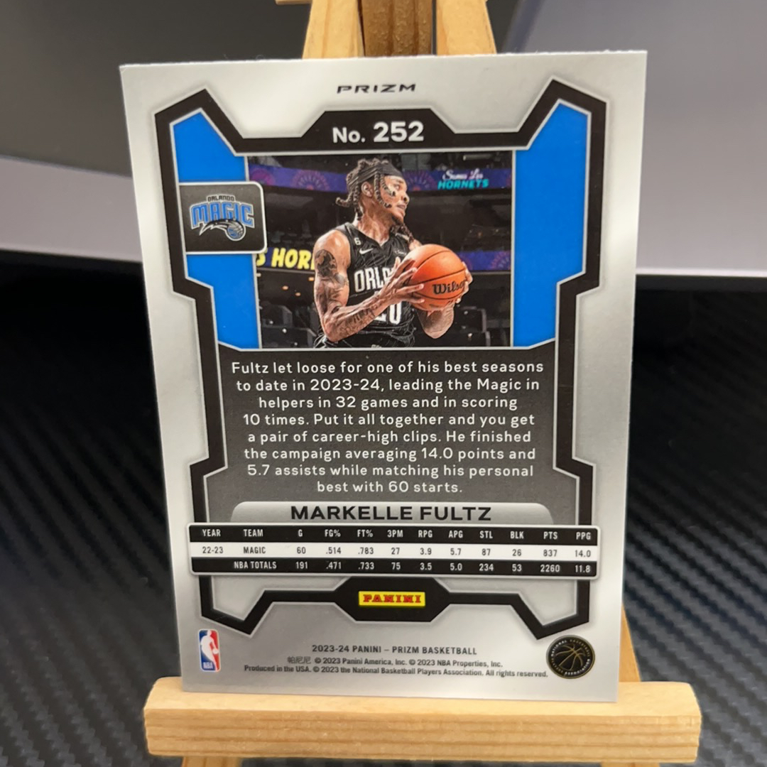 2023-24 Panini Prizm Markelle Fultz 富尔茨 魔术 银折 碎冰折 折射 prizm系列 pz 卡品如图 凑图必备 值得收藏! 免费代卖!
