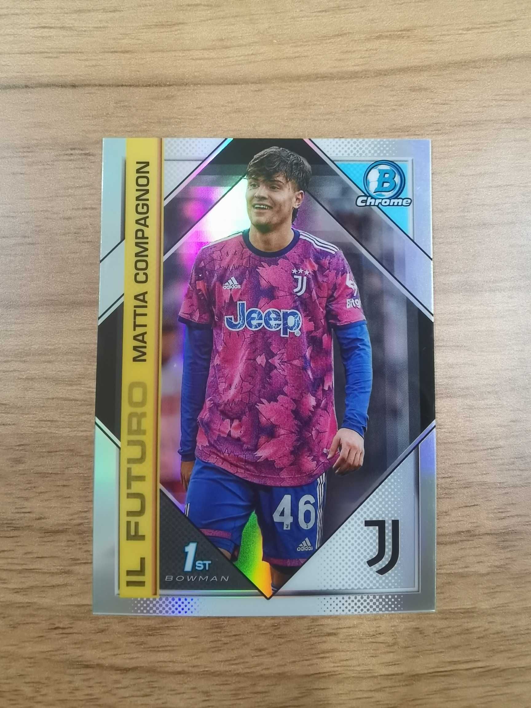 2023 Topps Chrome 尤文 尤文图斯 尤文图斯队盒 Mattia Compagnon 马蒂亚 孔帕农 IL Futuro 特卡 新秀 rc 高端队盒 银折 折射
