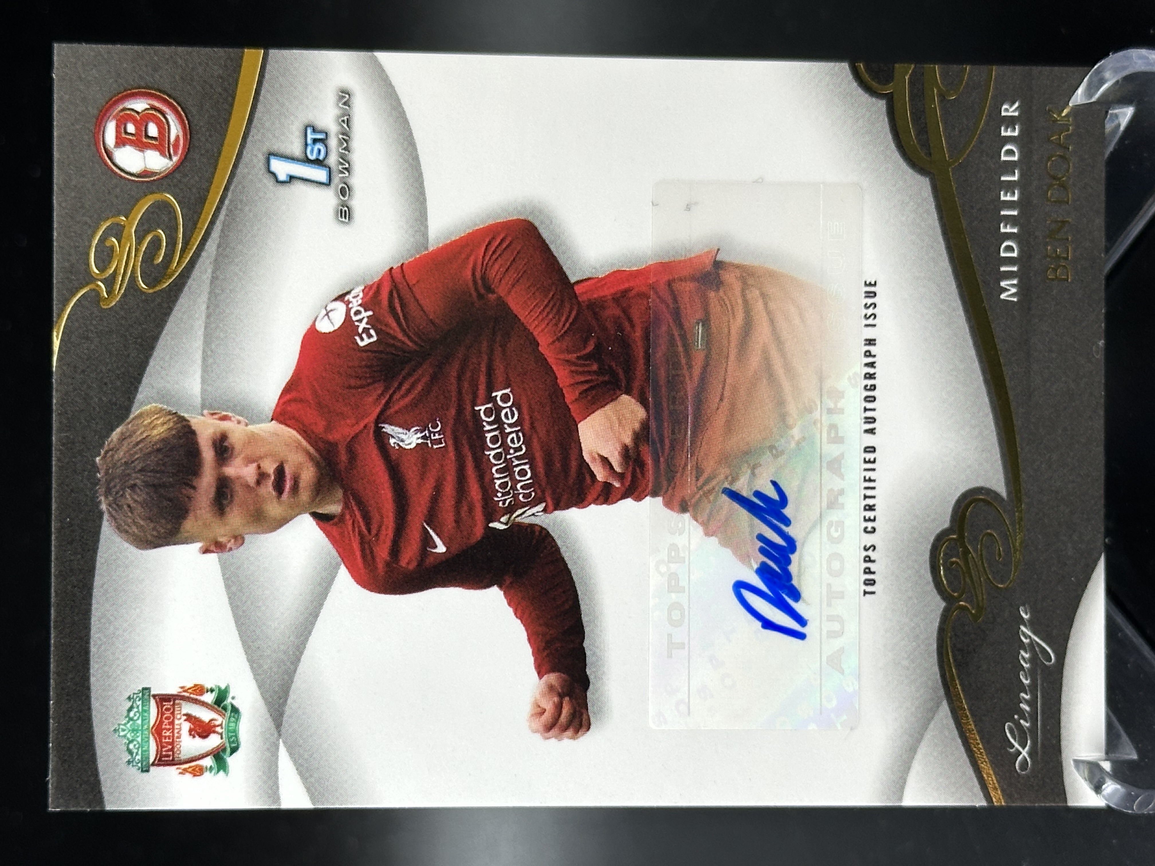 2023-24 Topps Lineage Ben Doak 【小黄拍卖】利物浦 血统 本 多克 新秀 rc 签字「cook」