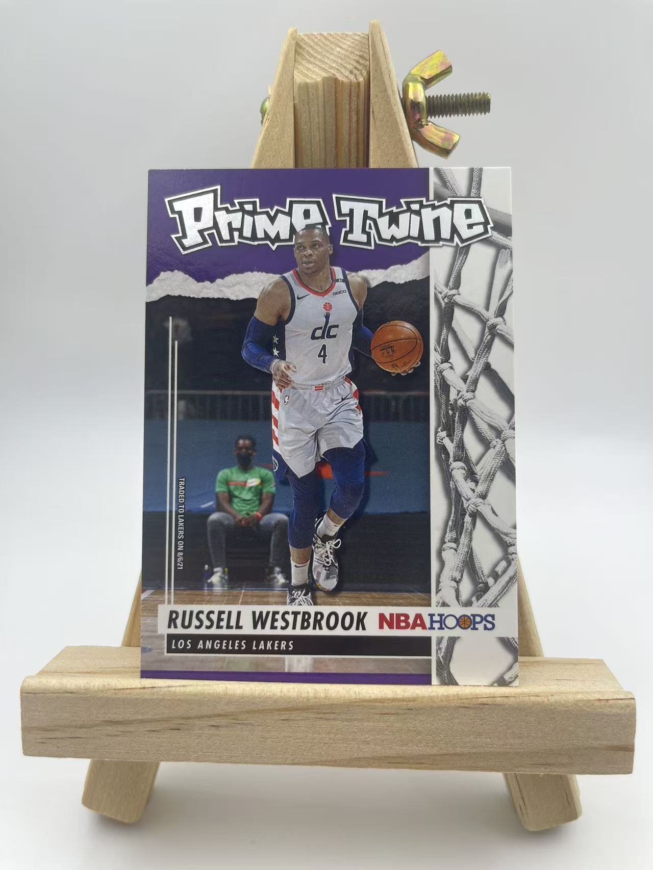 2021-22 Panini Hoops Russell Westbrook 威少 威斯布鲁克 篮网特卡 设计精美 奇才 湖人 值得珍藏