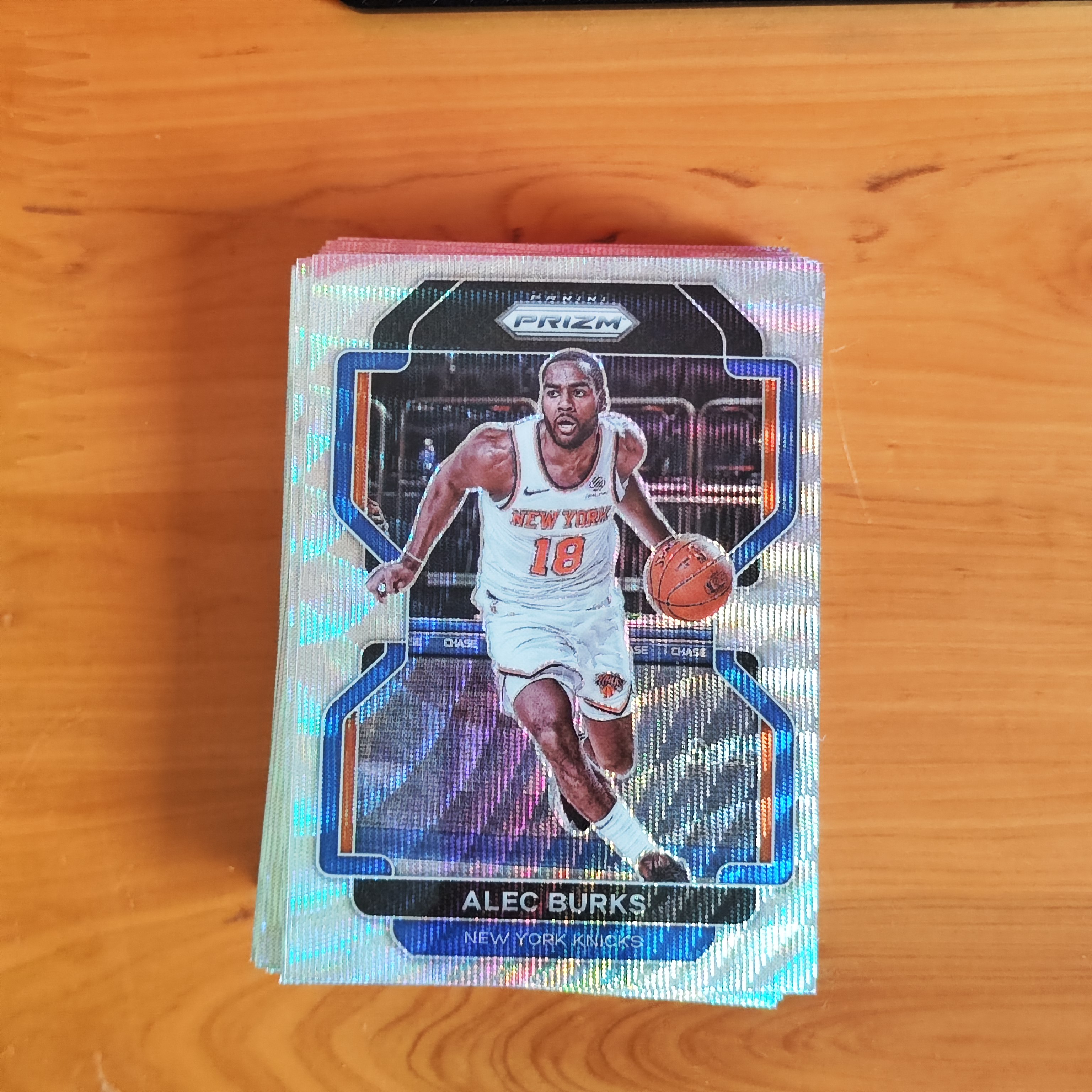 2021-22 Panini Prizm Alec Burks 銀波紋折 伯克斯 卡品如圖 A08